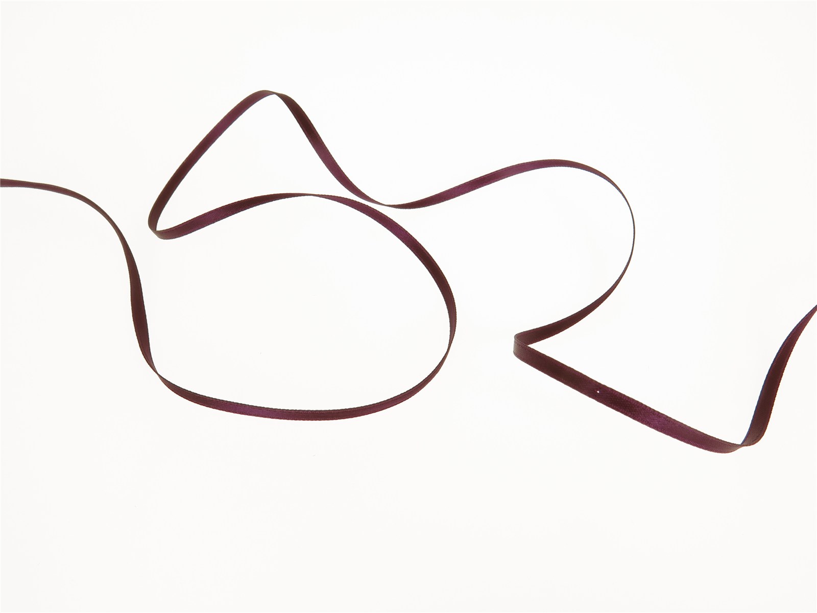 Double Face Satin Ribbon - Plain - 97 Mauve - 3 mm