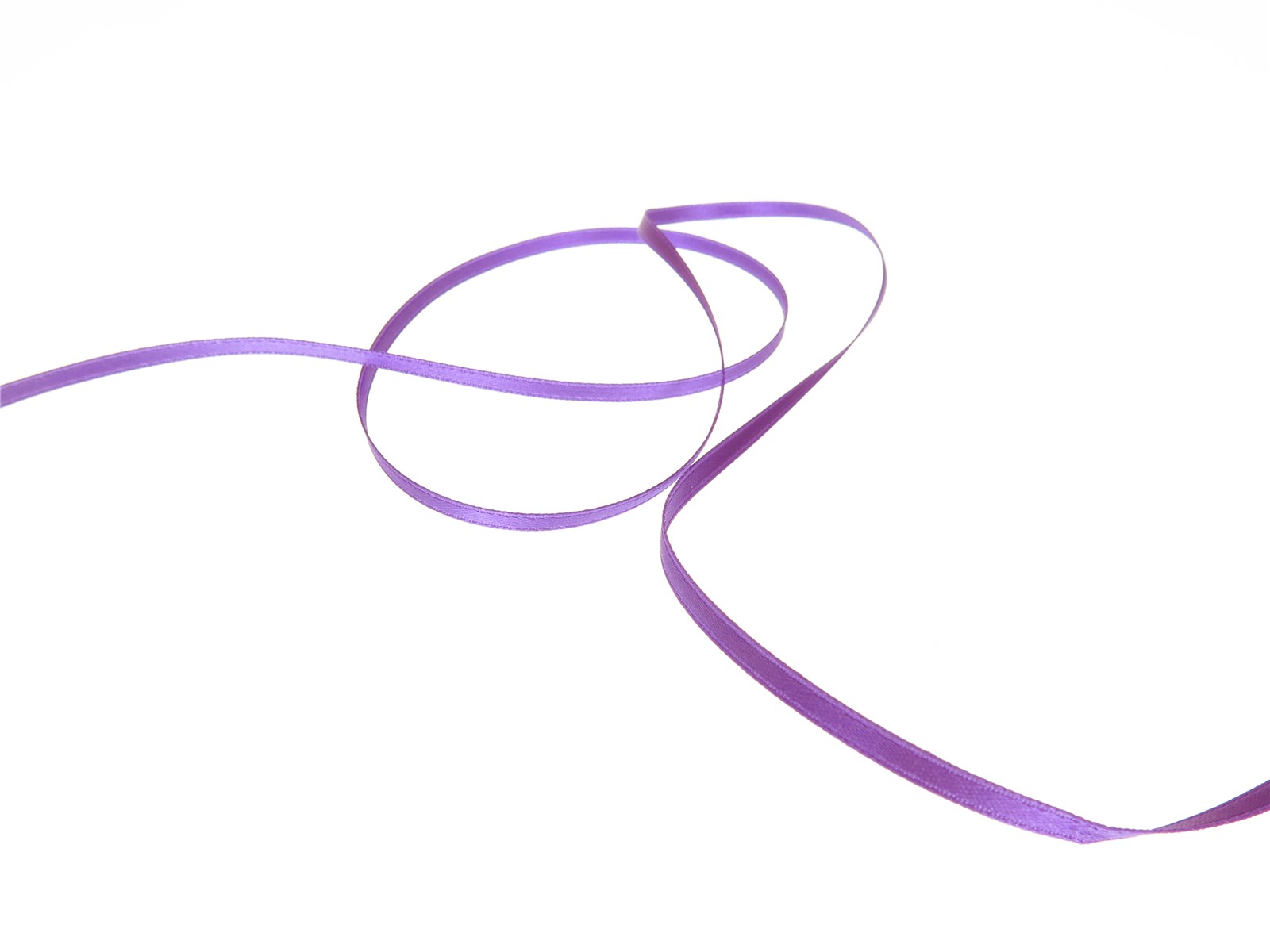 Double Face Satin Ribbon - Plain - 96 Violet - 3 mm