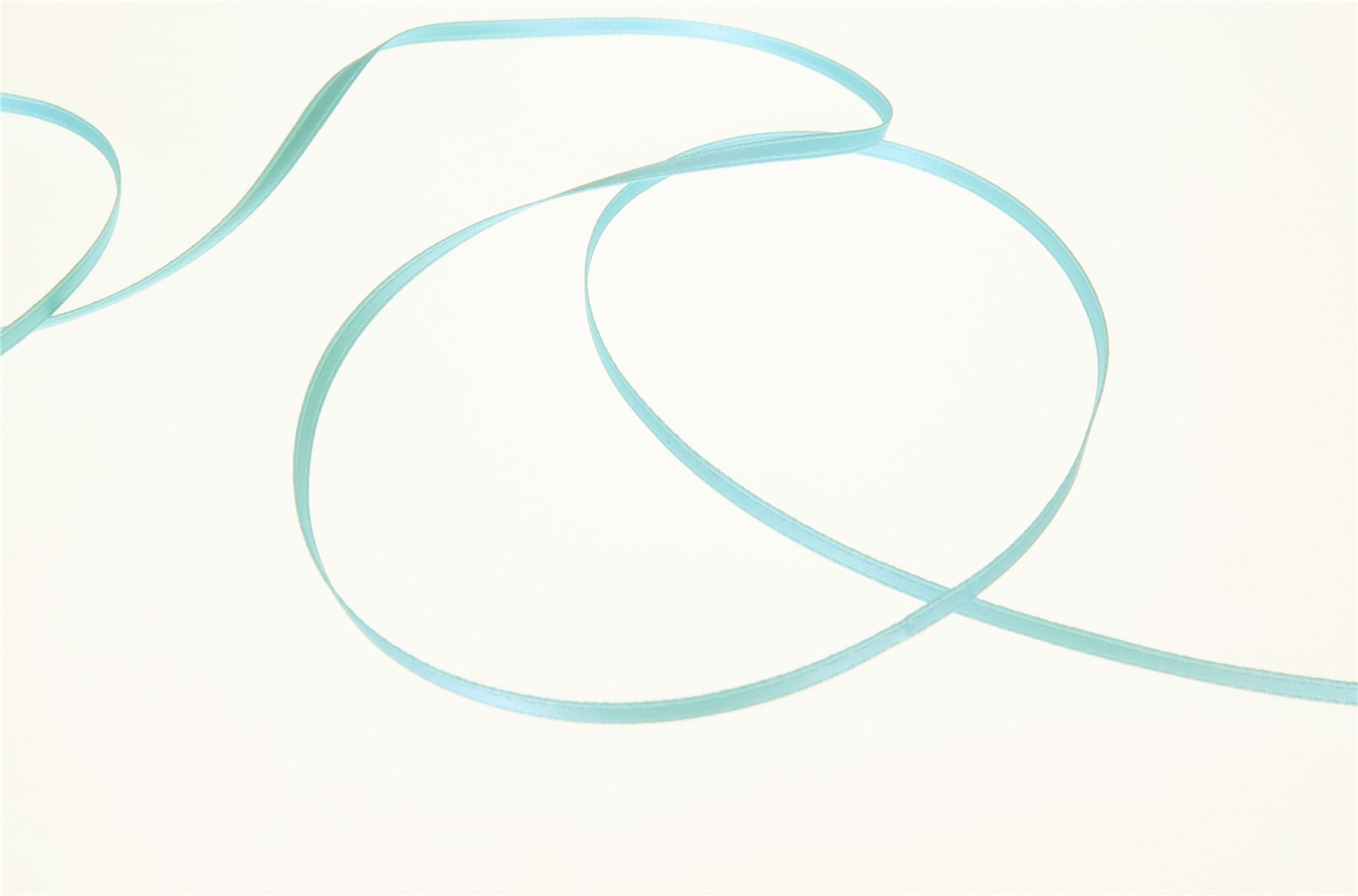 Double Face Satin Ribbon - Plain - 70 Turquoise - 3 mm