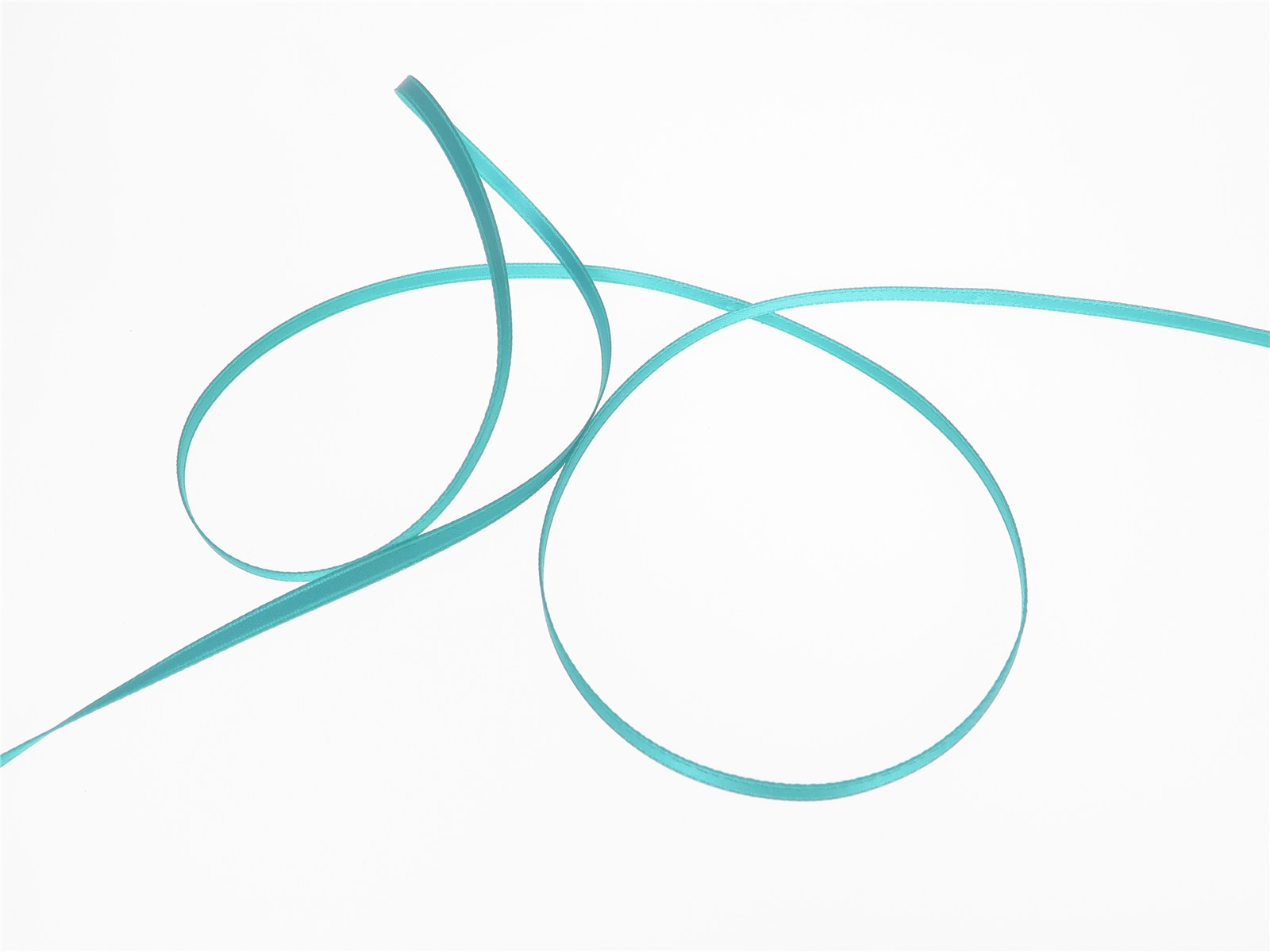 Double Face Satin Ribbon - Plain - 303 Aqua - 3 mm