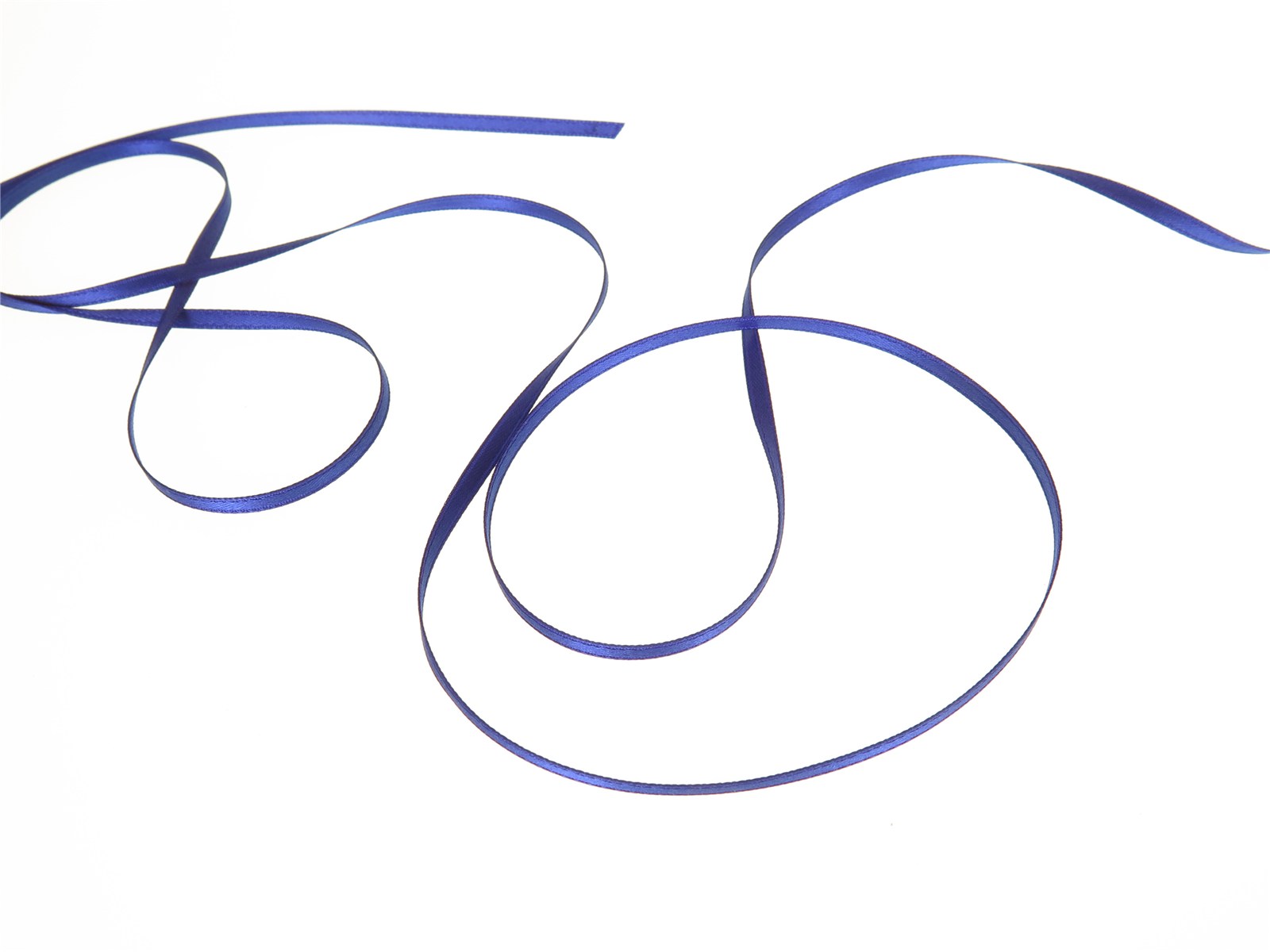 Double Face Satin Ribbon - Plain - 40 Royal - 3 mm