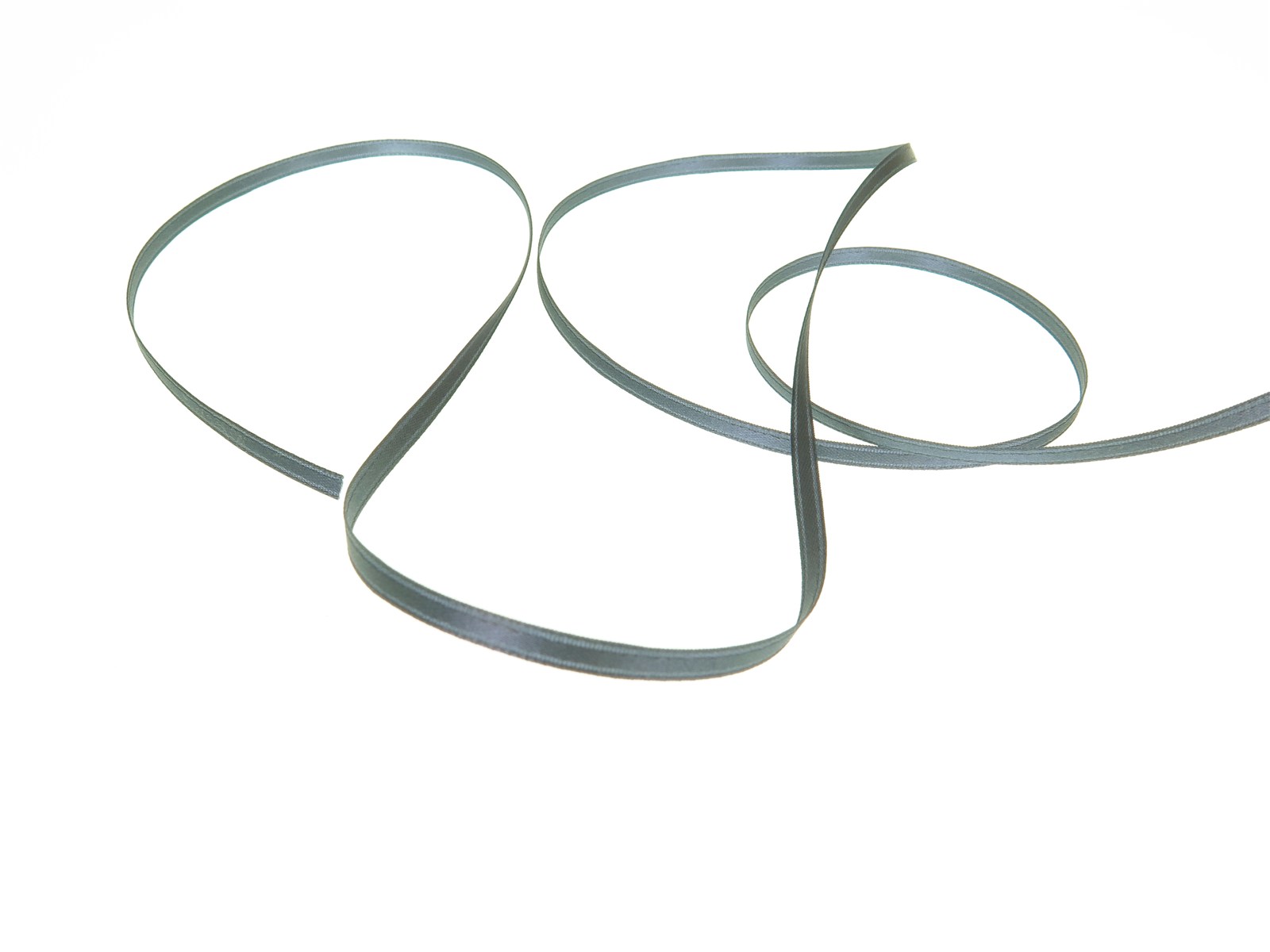 Double Face Satin Ribbon - Plain - 42 Pigeon - 3 mm