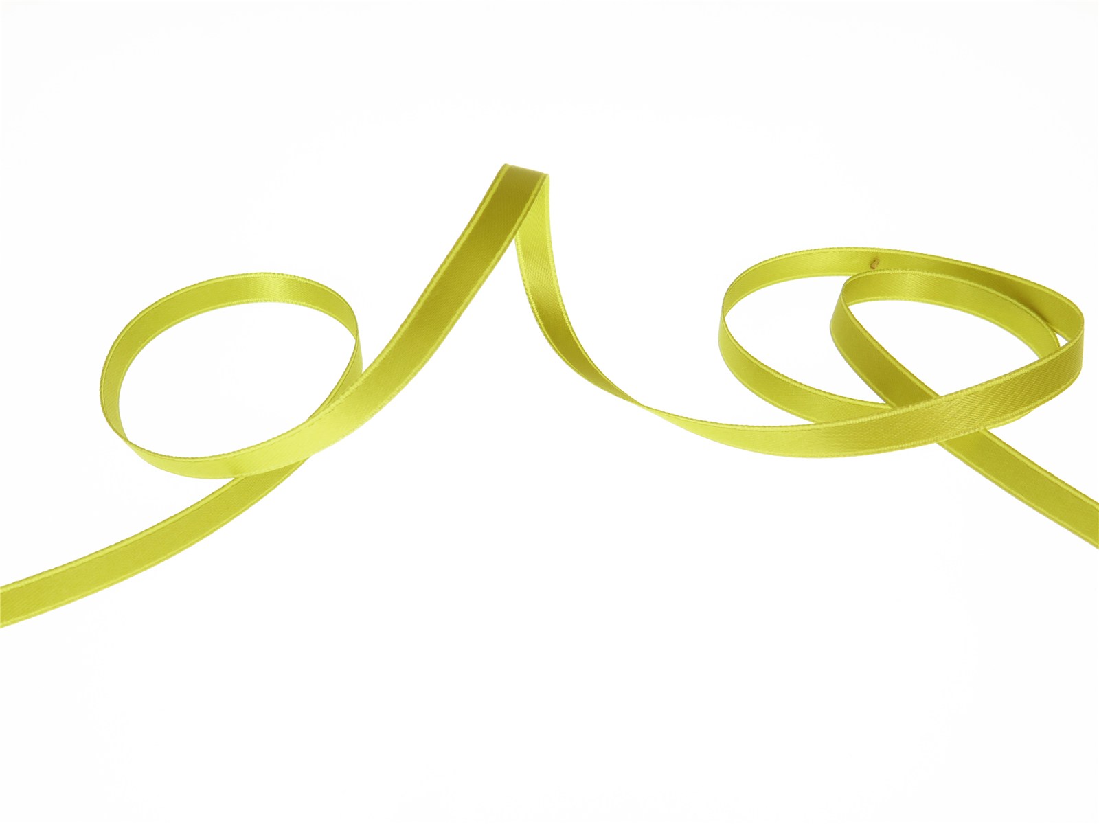 Double Face Satin Ribbon - Plain - 817 Cress Green - 6 mm