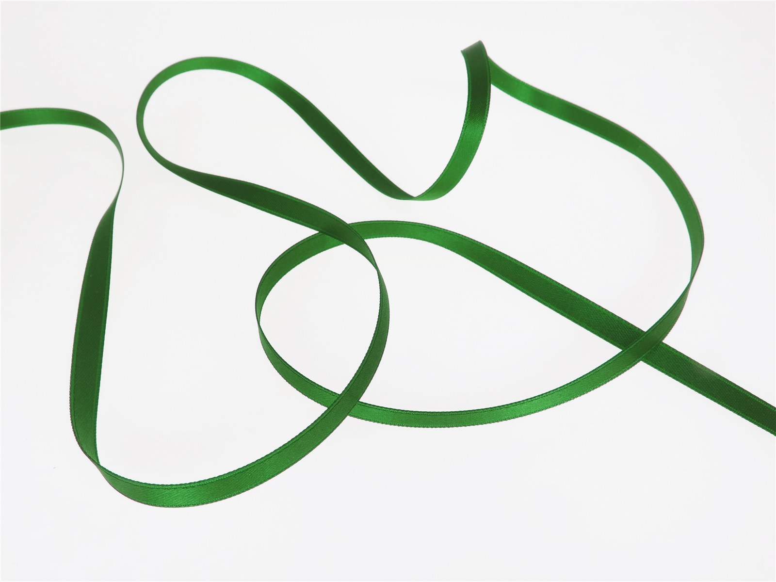 Double Face Satin Ribbon - Plain - 861 Gazon - 6 mm