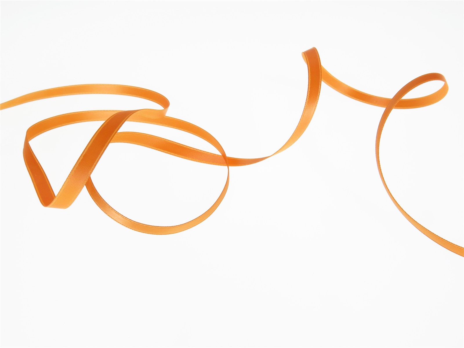 Double Face Satin Ribbon - Plain - 105 Pfirsich - 6 mm