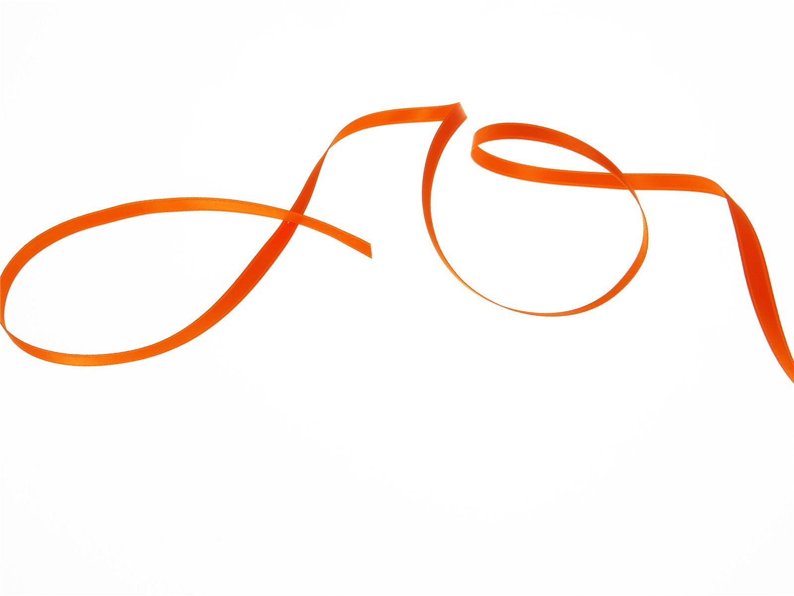 Double Face Satin Ribbon - Plain - 39 Tango - 6 mm