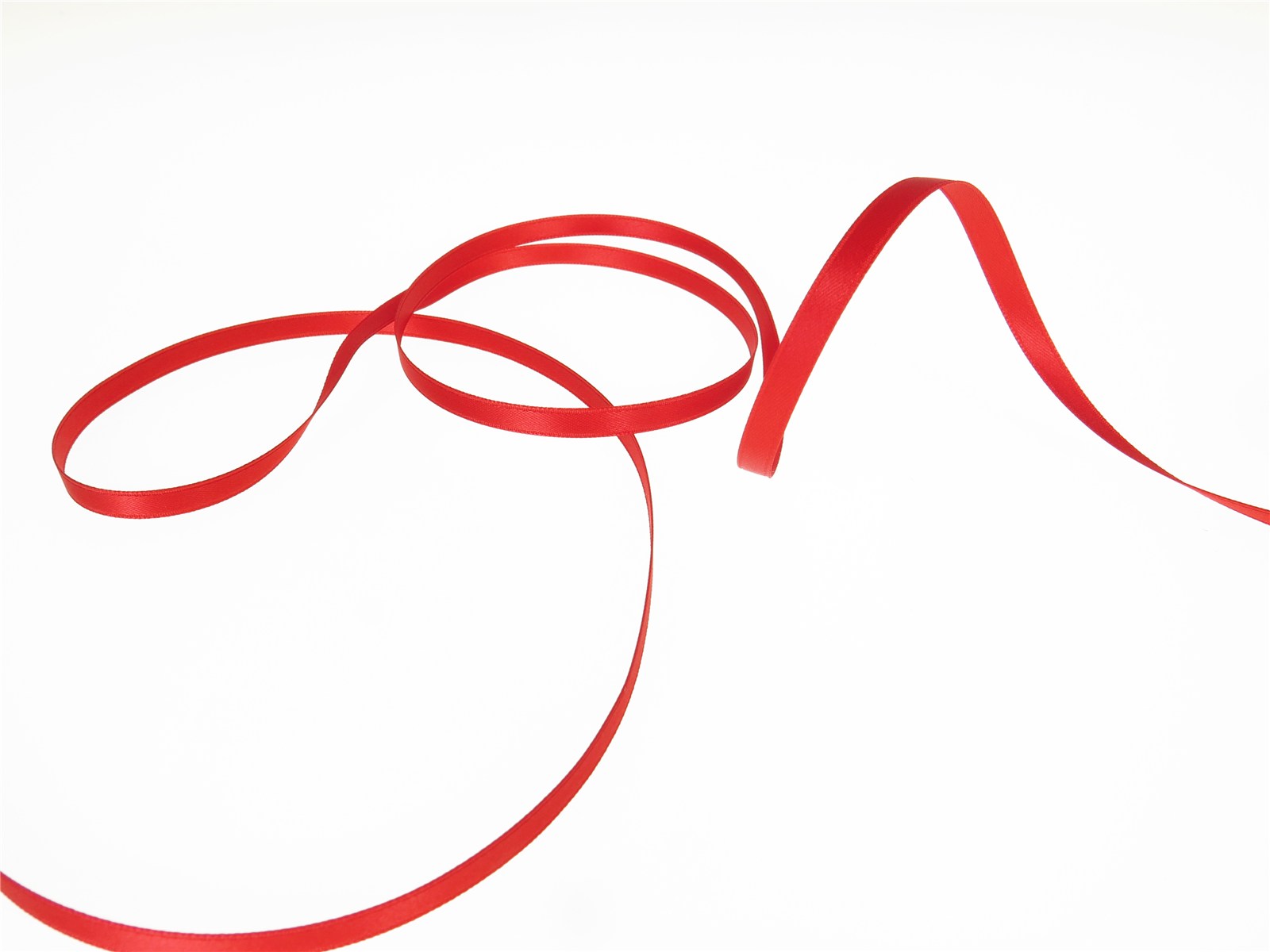 Double Face Satin Ribbon - Plain - 20 Rouge - 6 mm