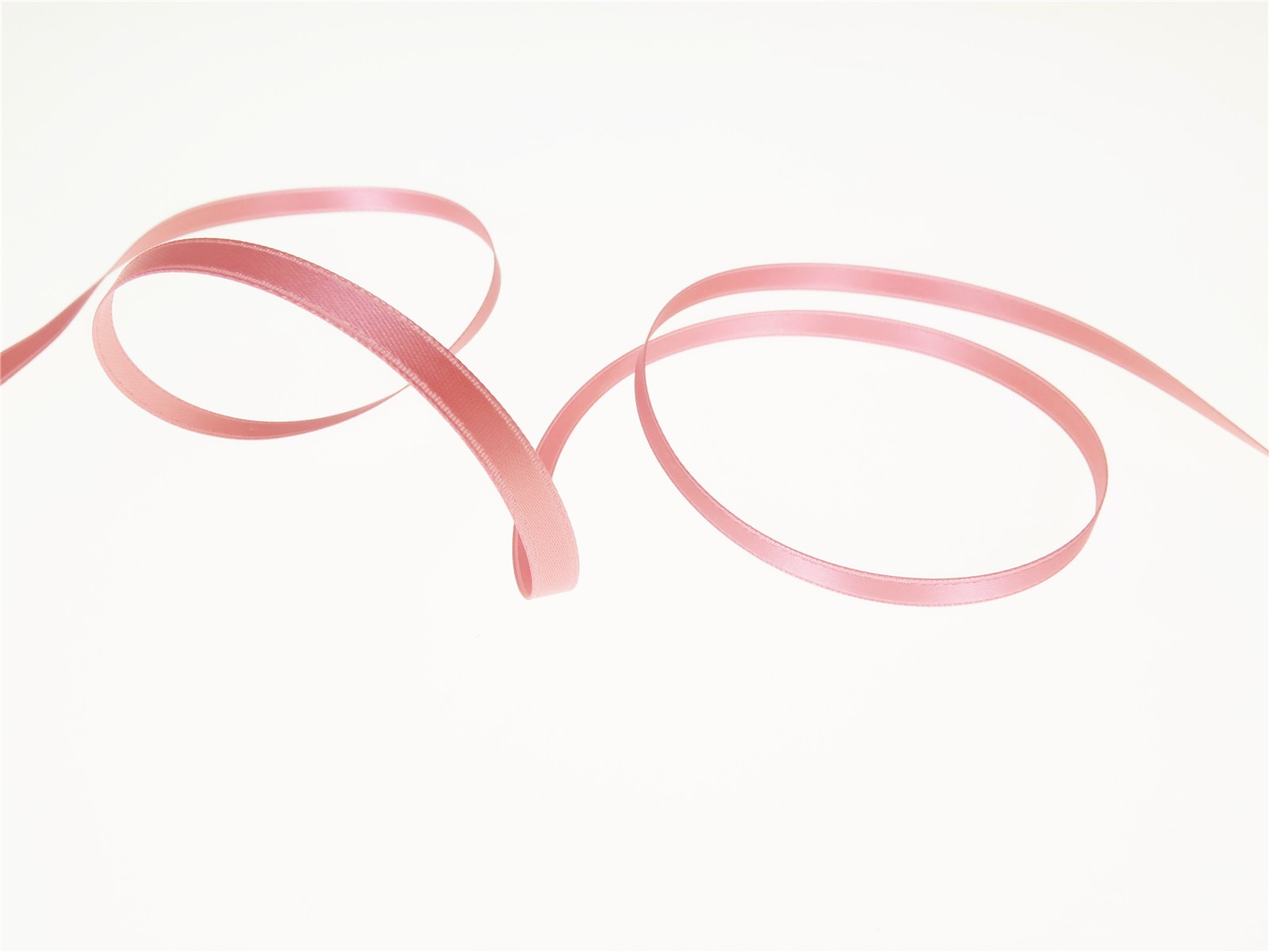 Double Face Satin Ribbon - Plain - 15 Blush - 6 mm