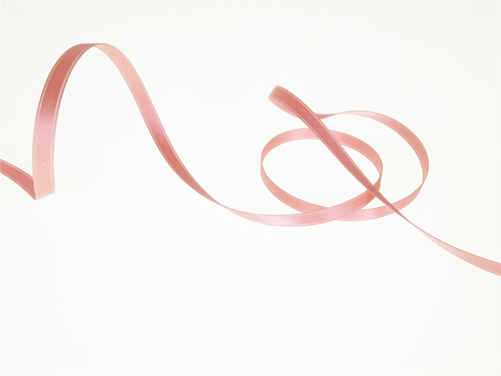 Double Face Satin Ribbon - Plain - 57 Bois de Rose - 6 mm