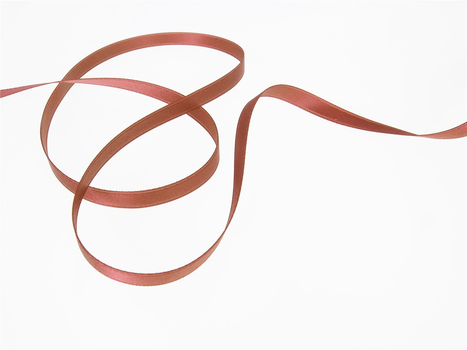 Double Face Satin Ribbon - Plain - 267 Alt Rosa - 6 mm