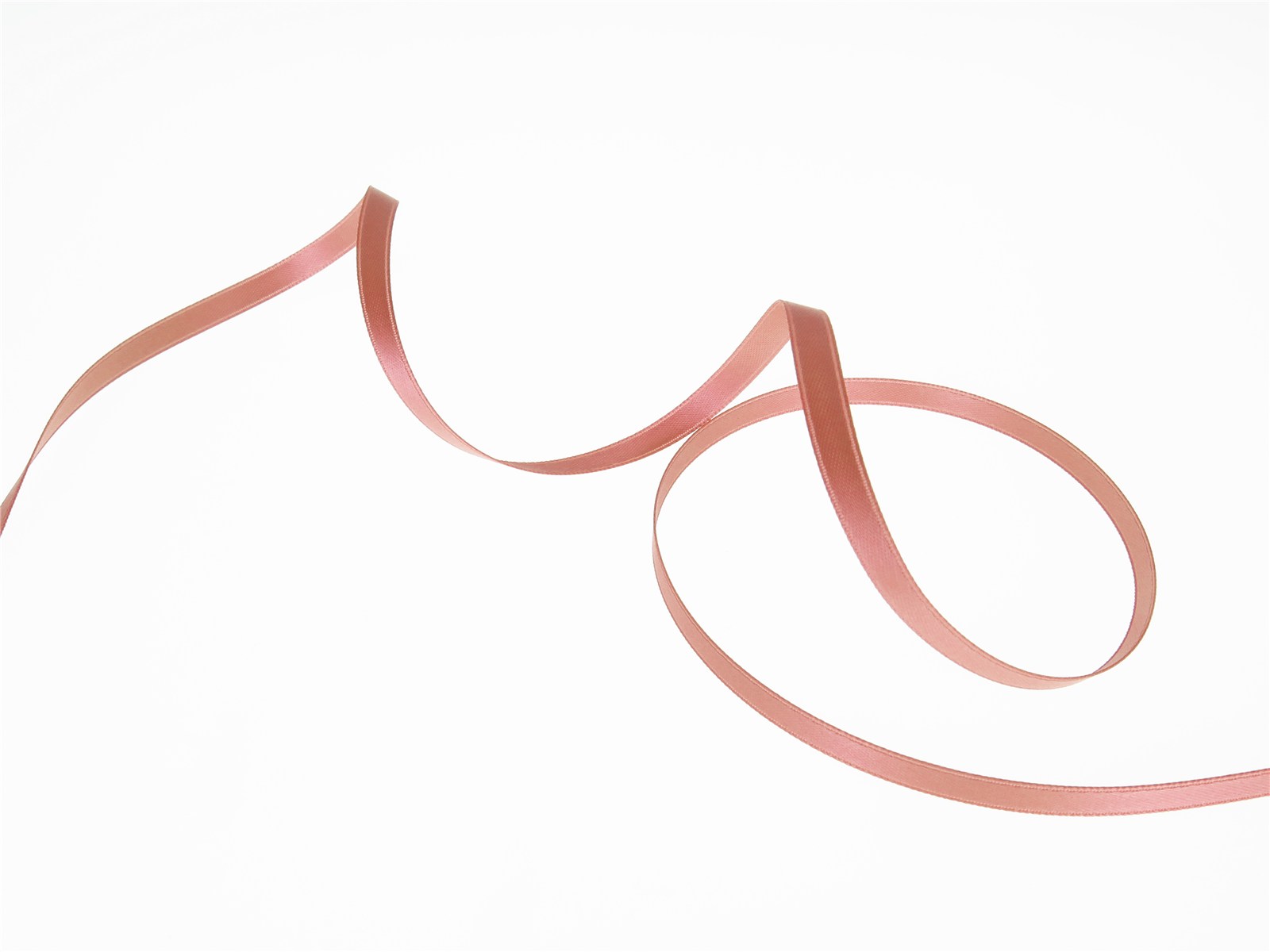 Double Face Satin Ribbon - Plain - 77 Vieux Rose - 6 mm