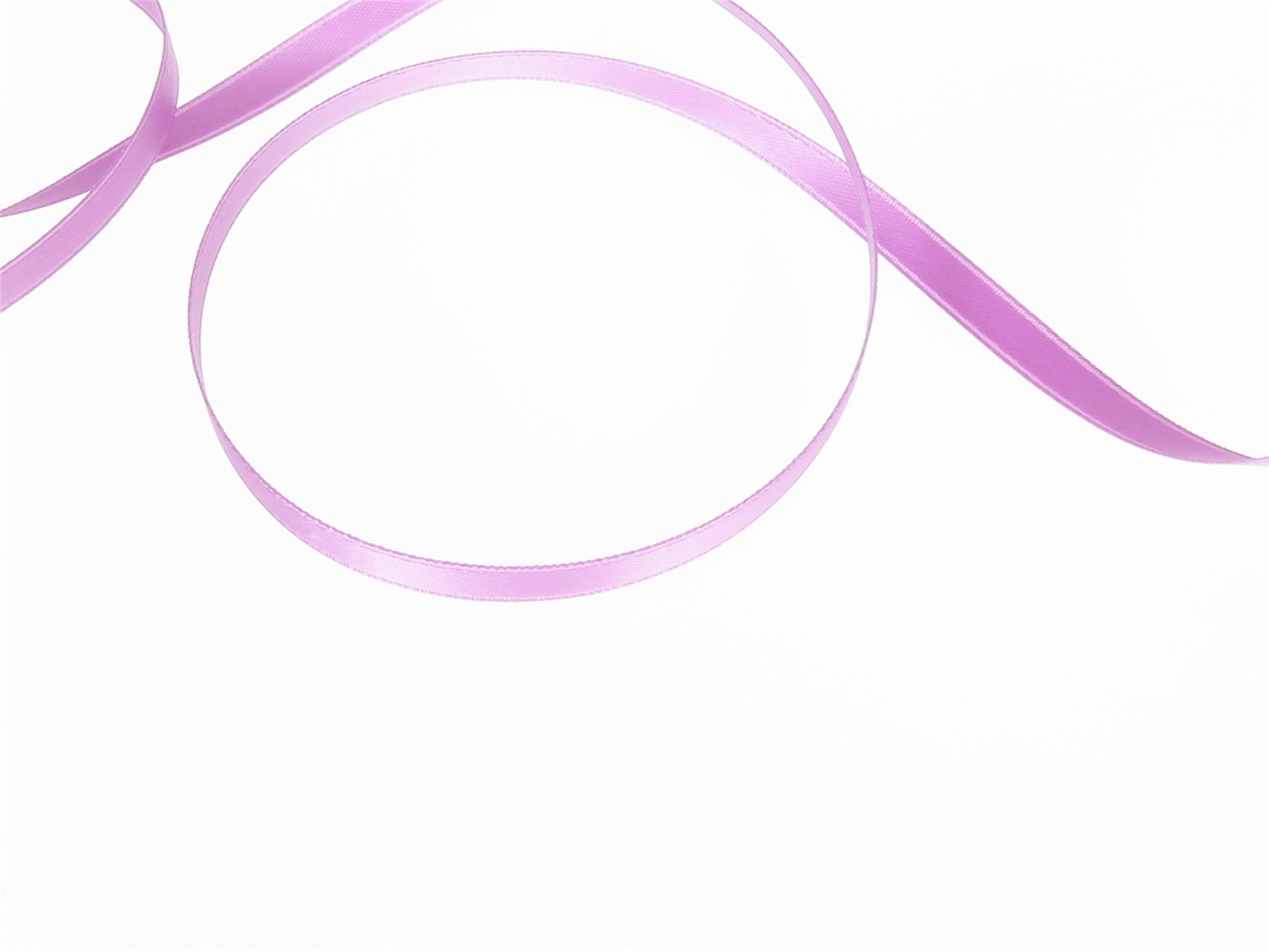 Double Face Satin Ribbon - Plain - 423 Lilas - 6 mm