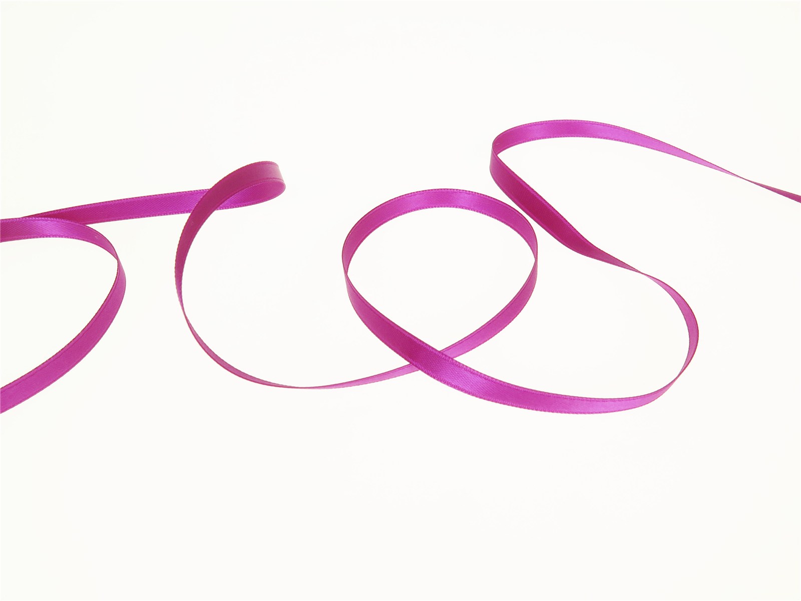 Double Face Satin Ribbon - Plain - 19 Purple - 6 mm