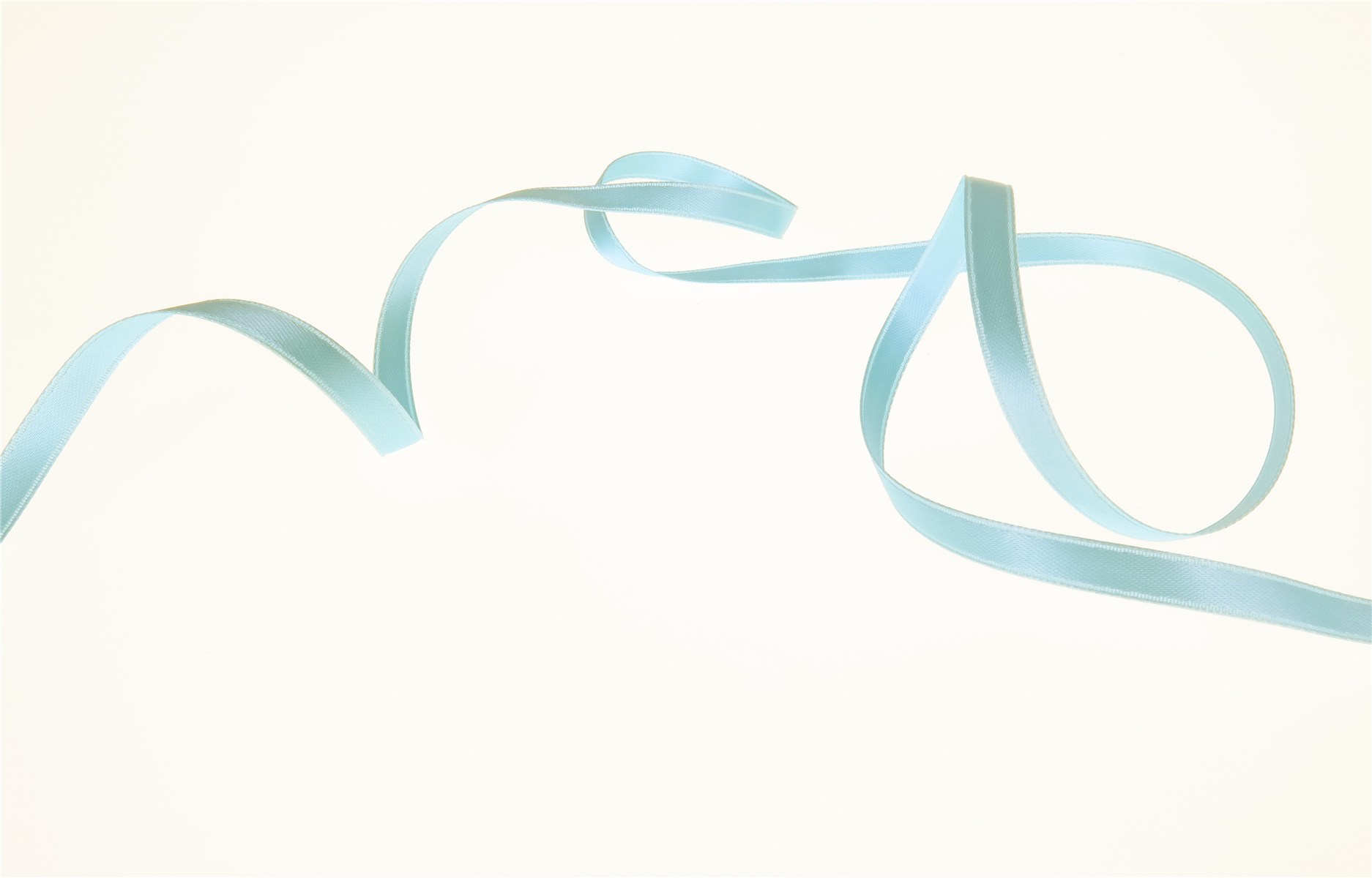 Double Face Satin Ribbon - Plain - 70 Turquoise - 6 mm
