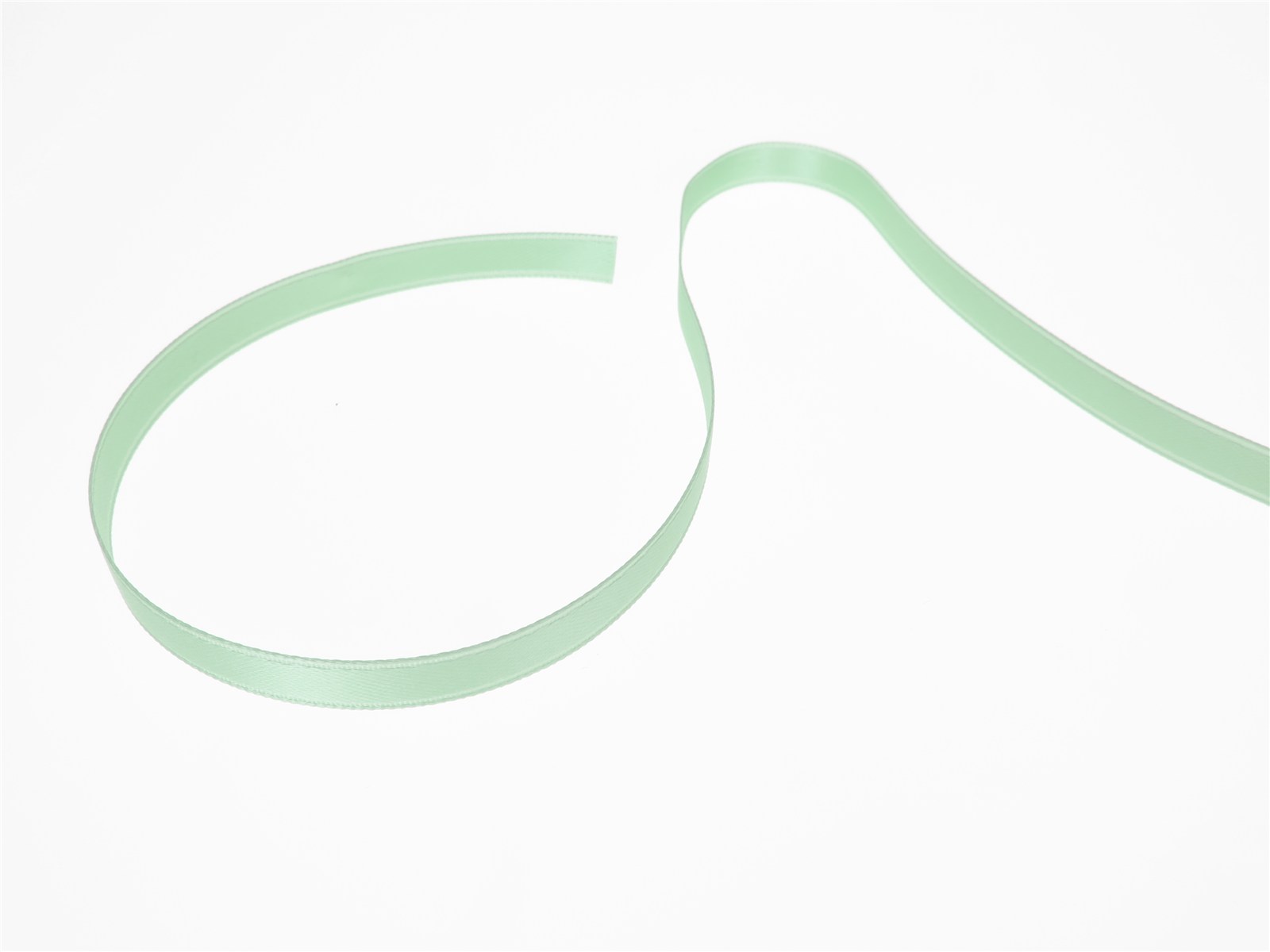 Double Face Satin Ribbon - Plain - 86 Reseda - 6 mm