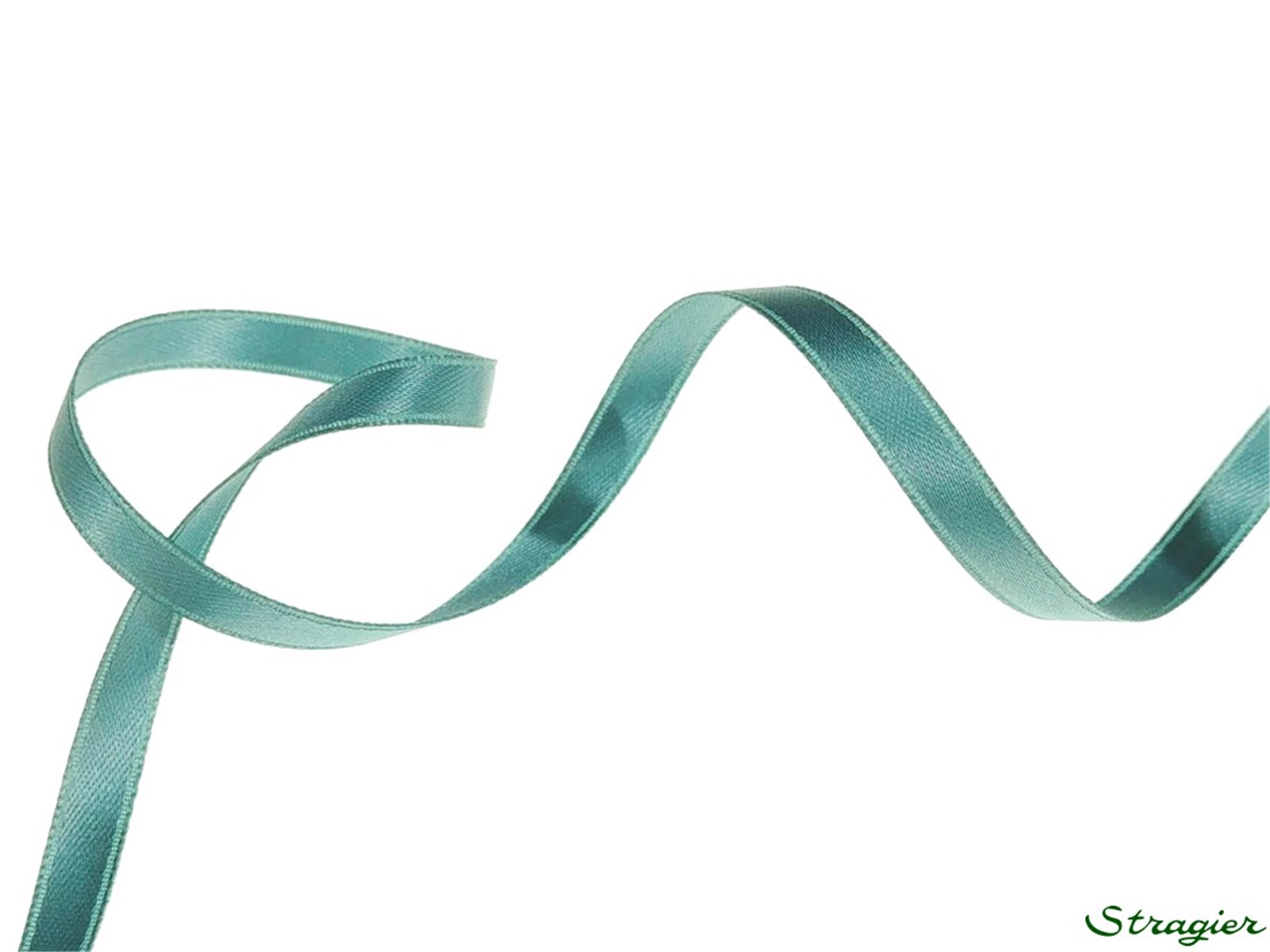 Double Face Satin Ribbon - Plain - 788 Petrole - 6 mm