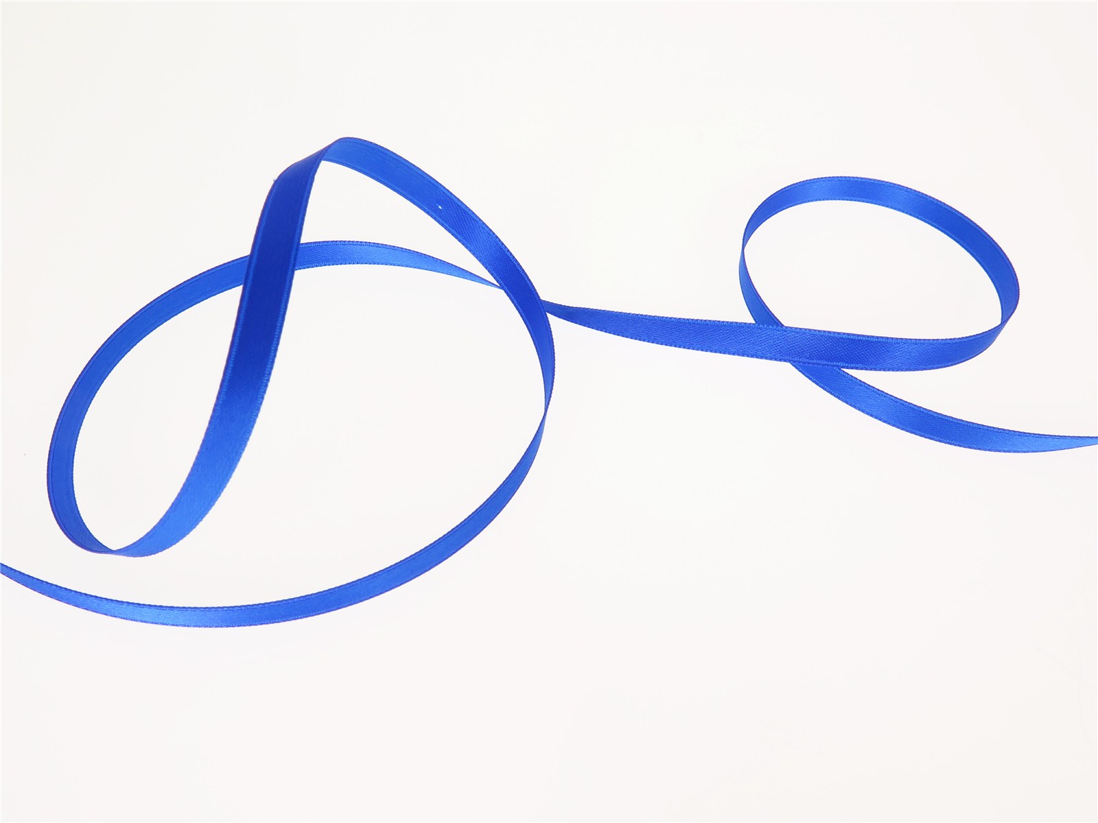 Double Face Satin Ribbon - Plain - 89 Blue - 6 mm