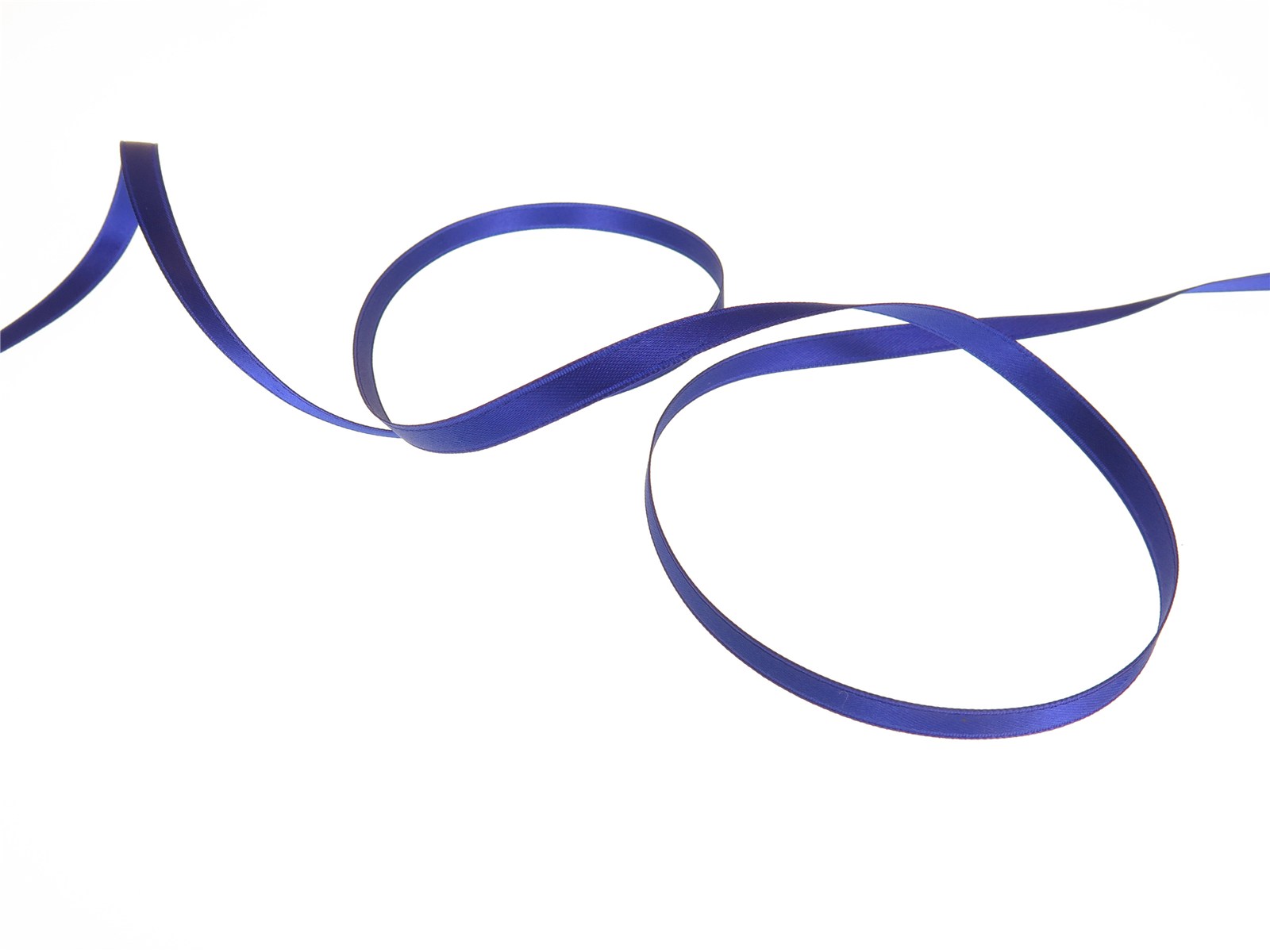 Double Face Satin Ribbon - Plain - 40 Royal - 6 mm
