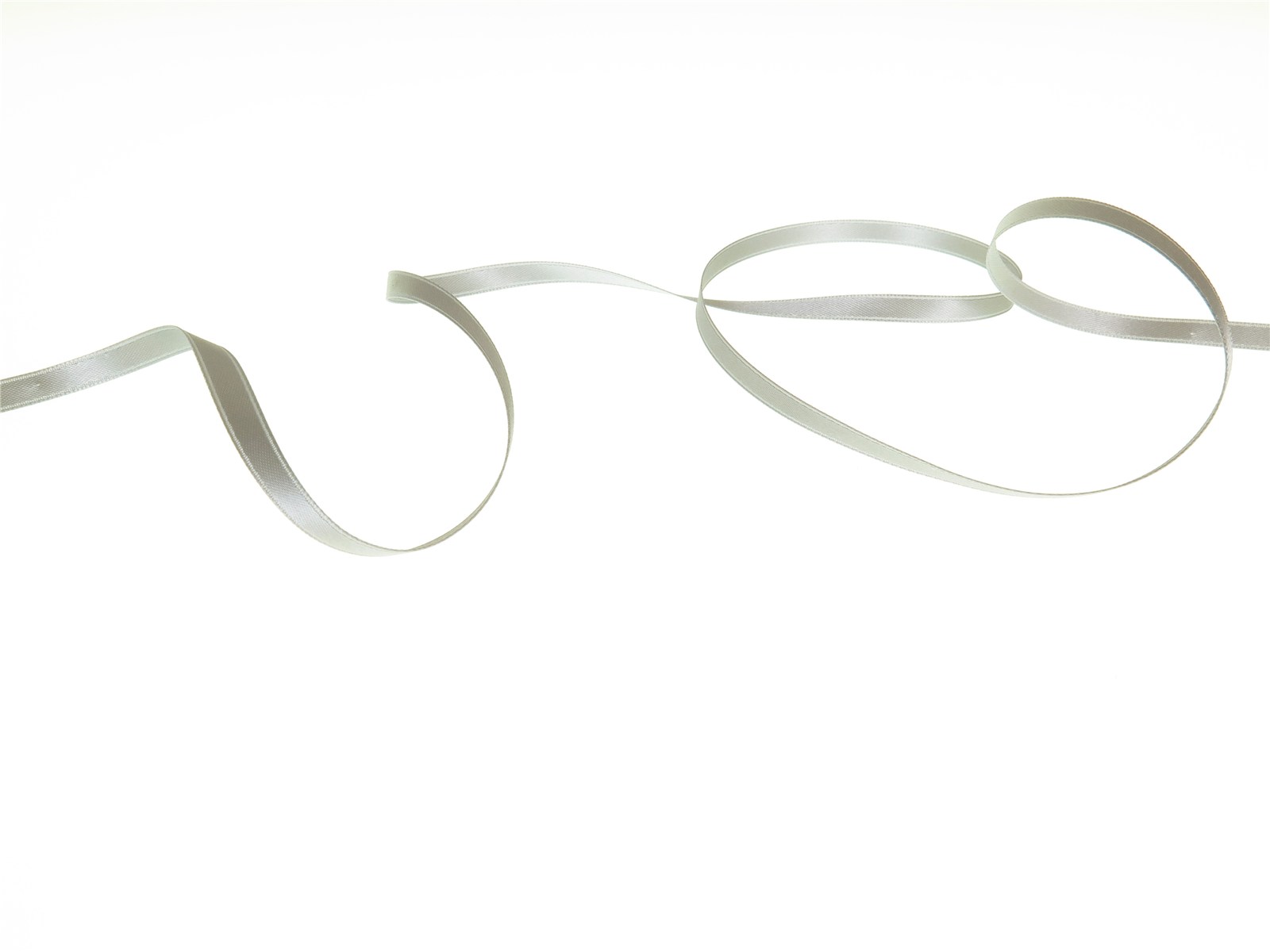 Double Face Satin Ribbon - Plain - 36 Grey - 6 mm