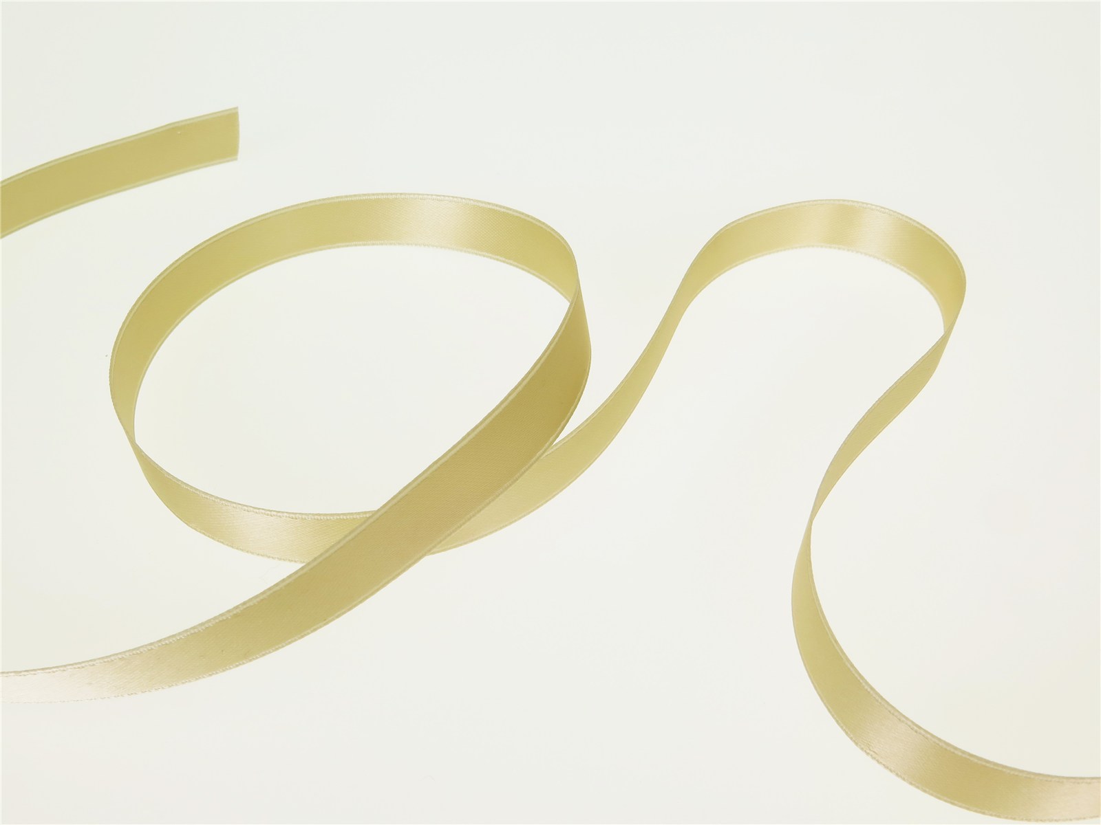 Double Face Satin Ribbon - Plain - 614 White Coffee - 10 mm