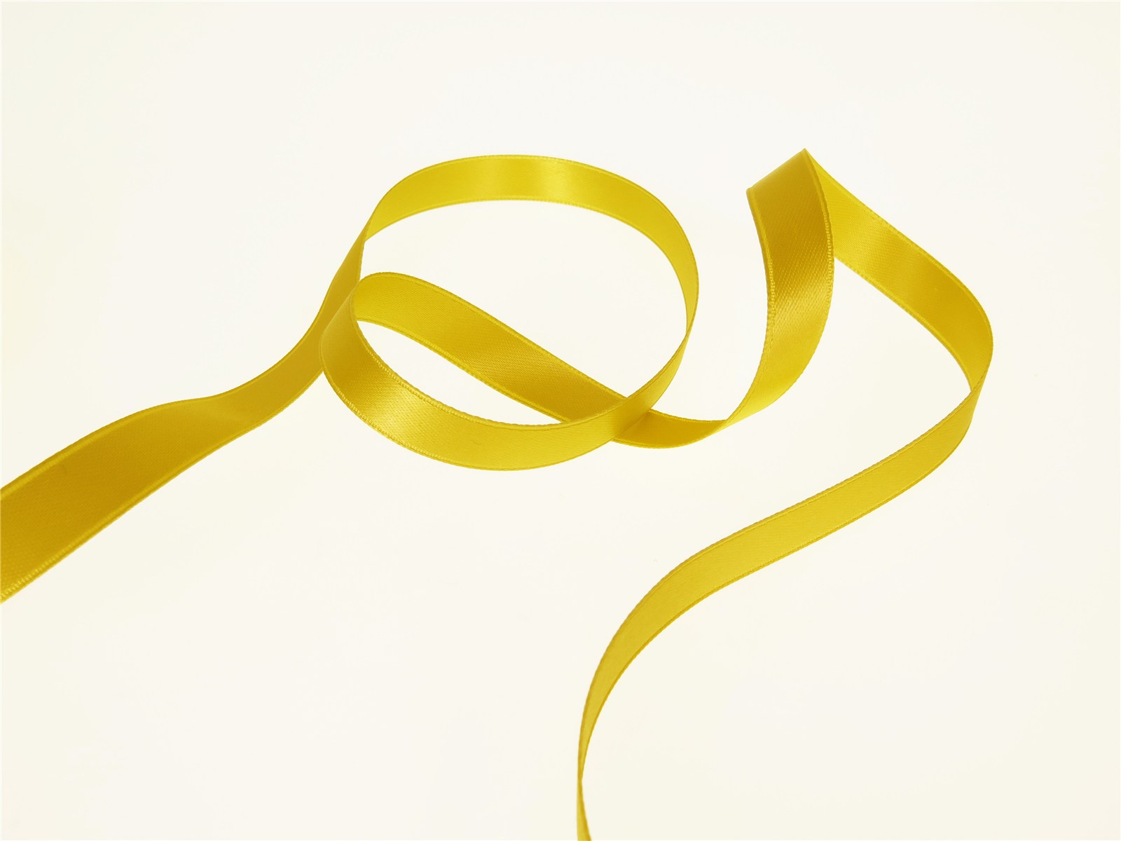 Double Face Satin Ribbon - Plain - 45 Gold - 10 mm