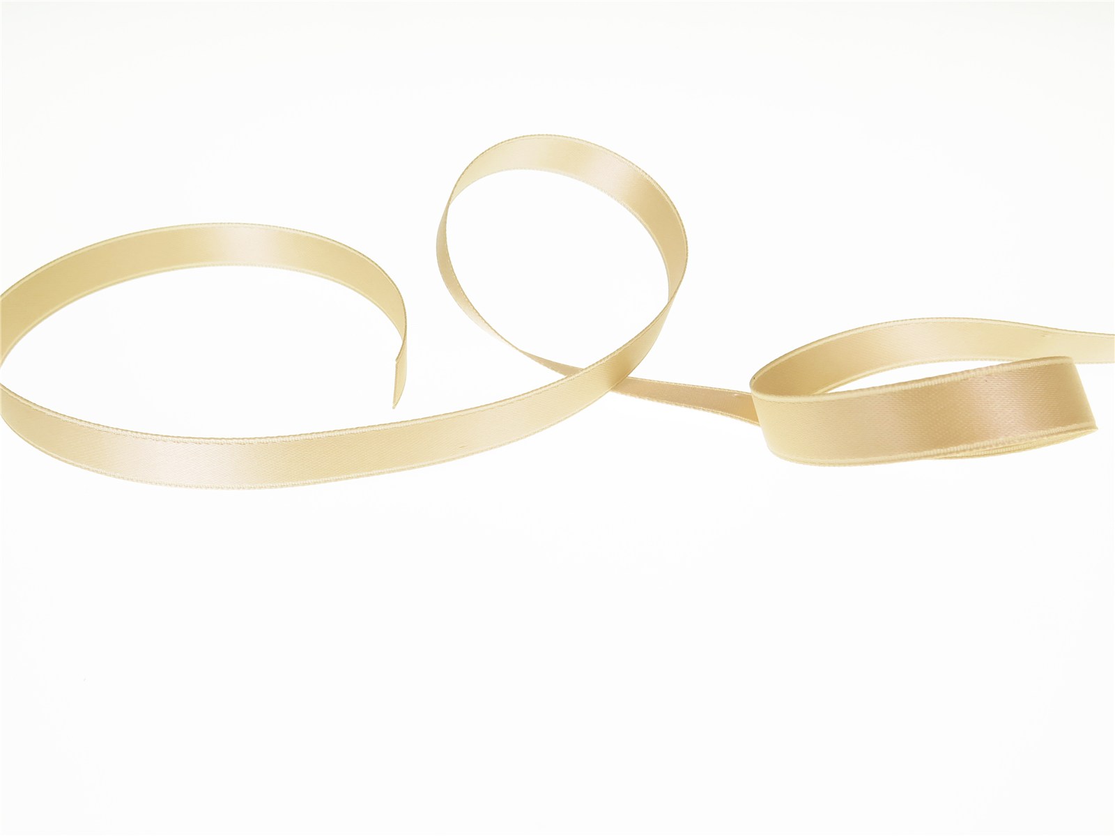 Double Face Satin Ribbon - Plain - 27 Beige - 10 mm