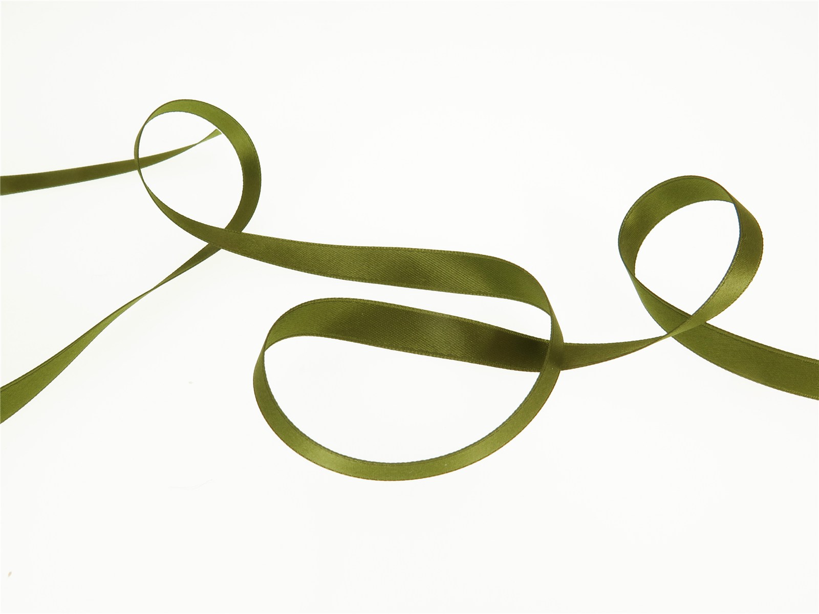 Double Face Satin Ribbon - Plain - 80 Loden - 10 mm