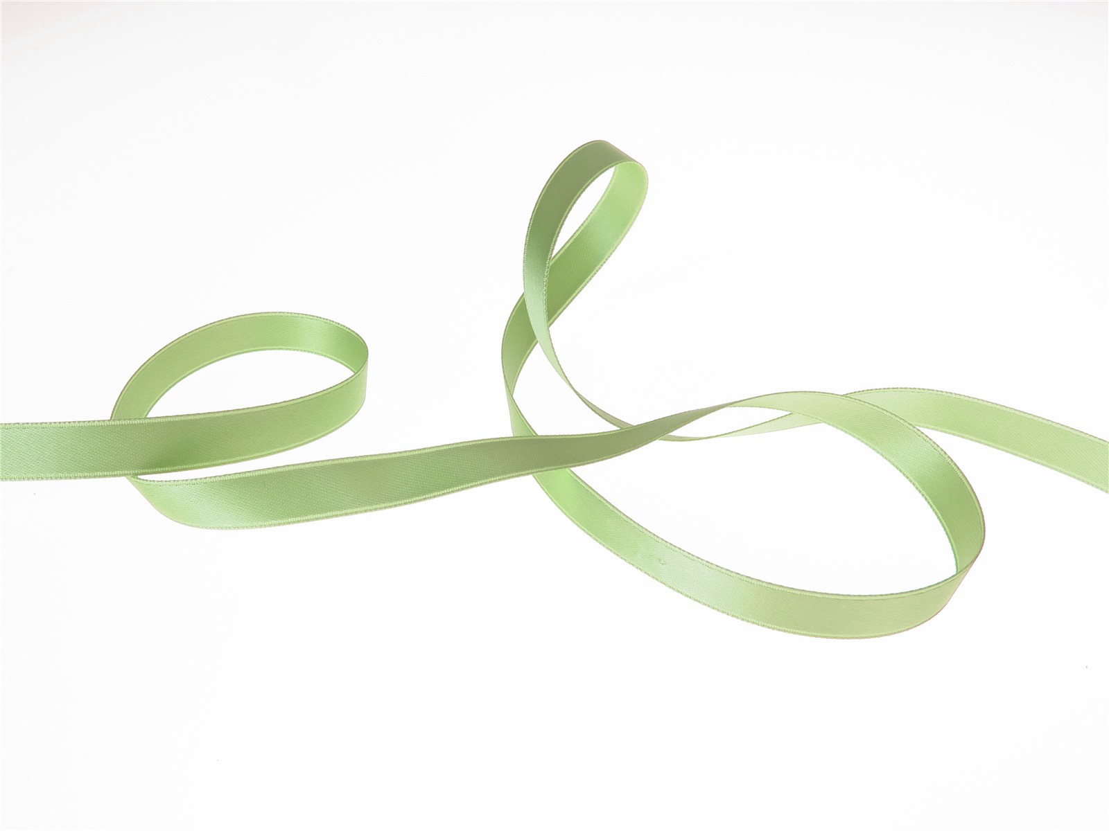 Ruban Satin double face - uni - 804 Grass - 10 mm