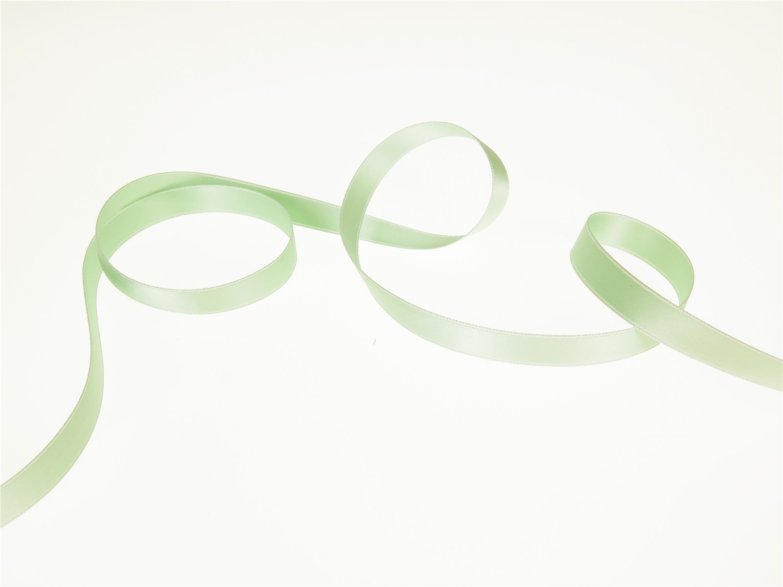 Ruban Satin double face - uni - 48 Tilleul - 10 mm