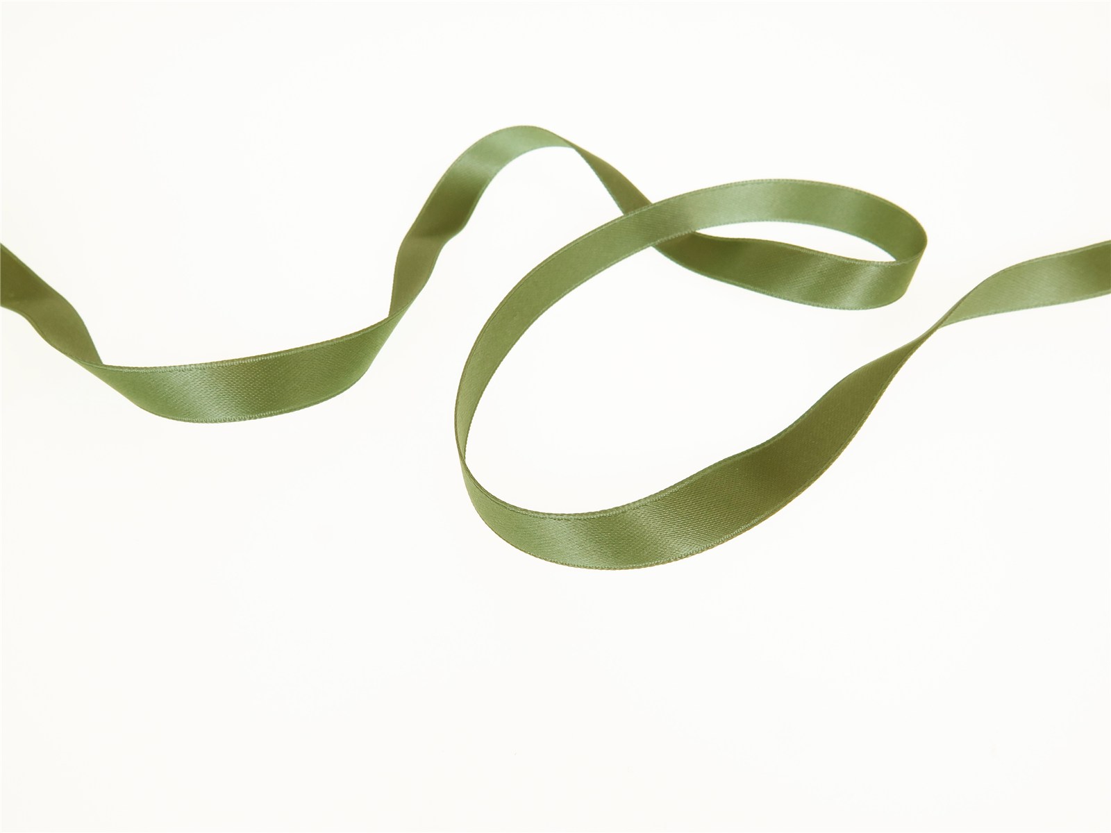 Double Face Satin Ribbon - Plain - 858 Mango Green - 10 mm