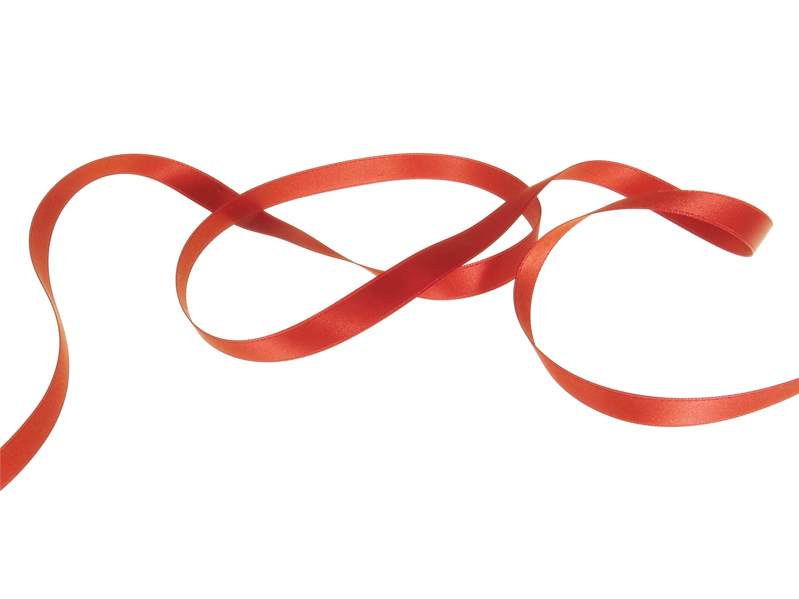 Double Face Satin Ribbon - Plain - 44 Rouille - 10 mm
