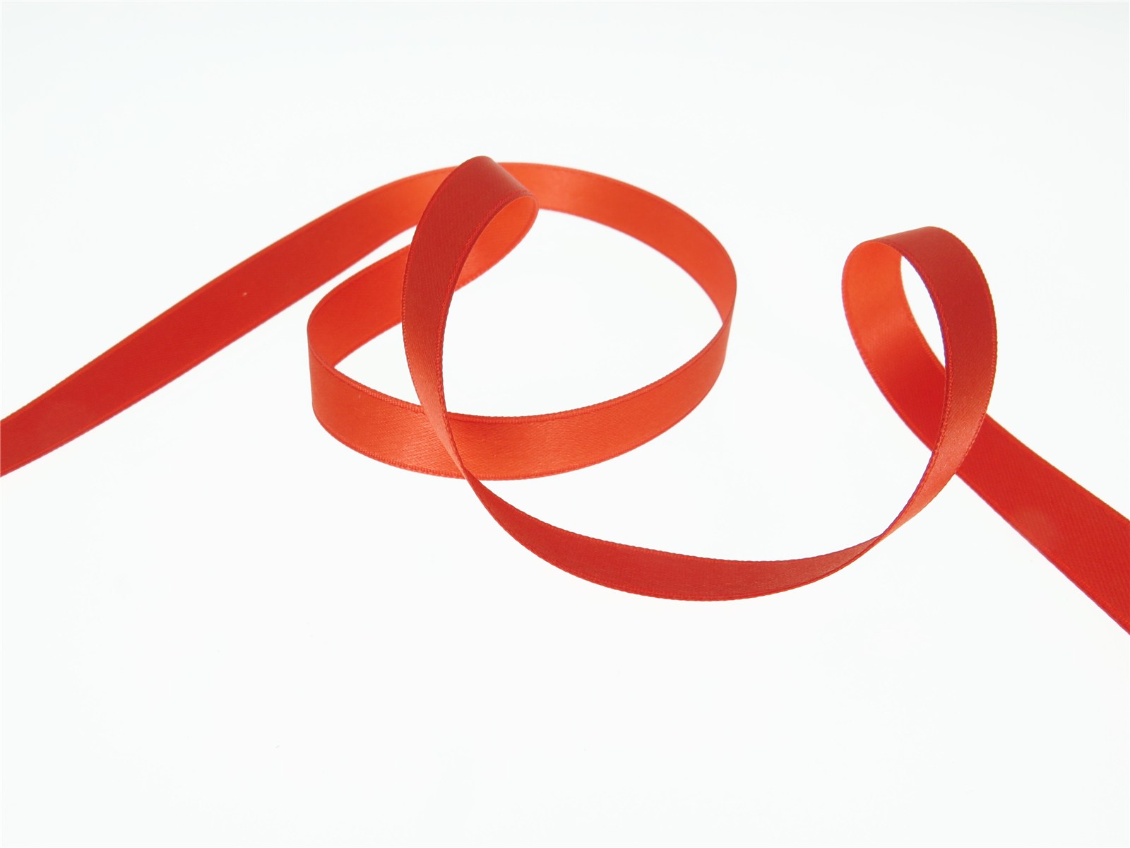 Double Face Satin Ribbon - Plain - 148 Corail - 10 mm
