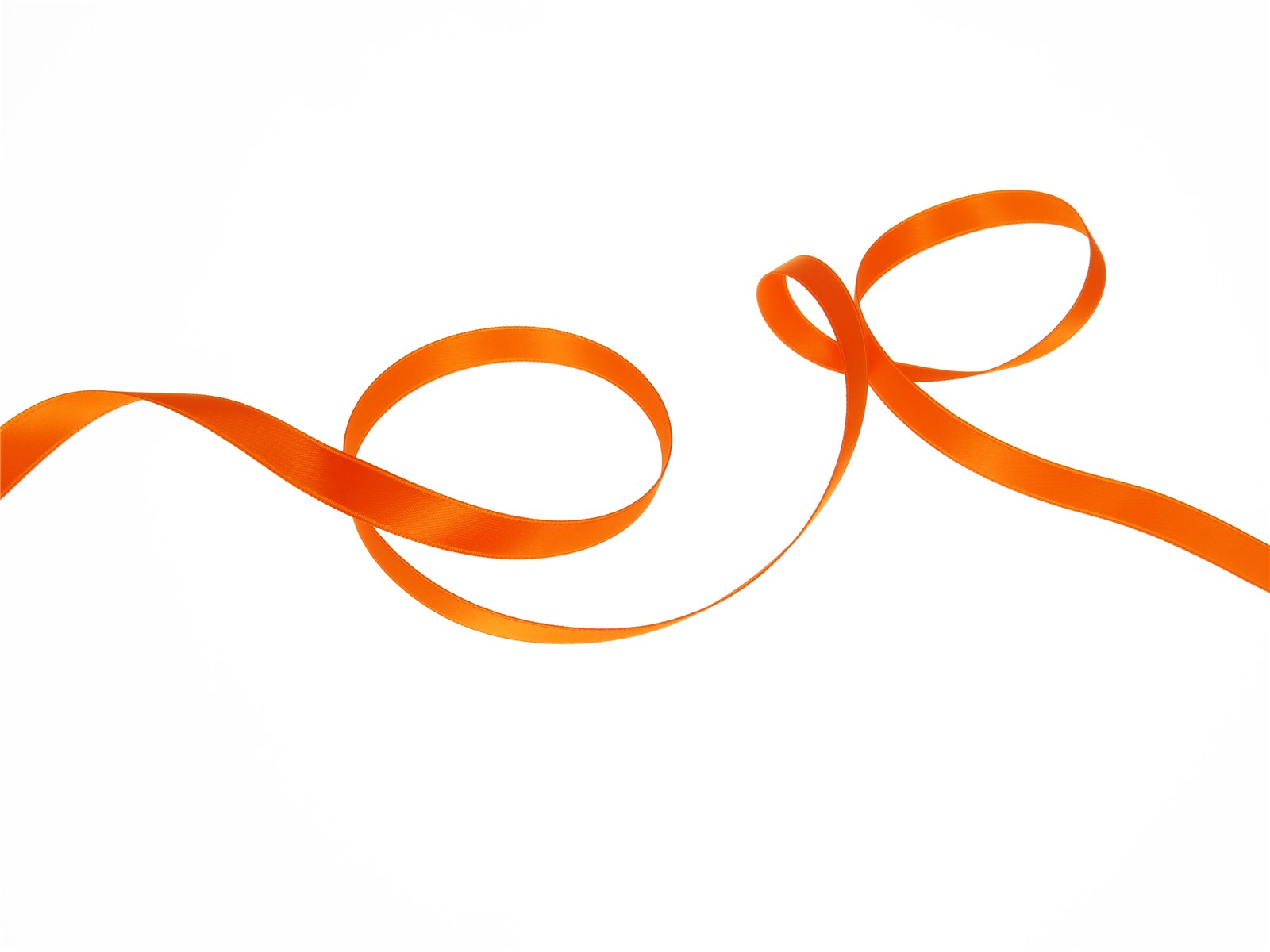 Double Face Satin Ribbon - Plain - 39 Tango - 10 mm