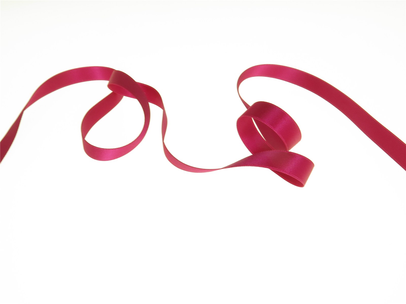 Double Face Satin Ribbon - Plain - 91 Fuchsia - 10 mm