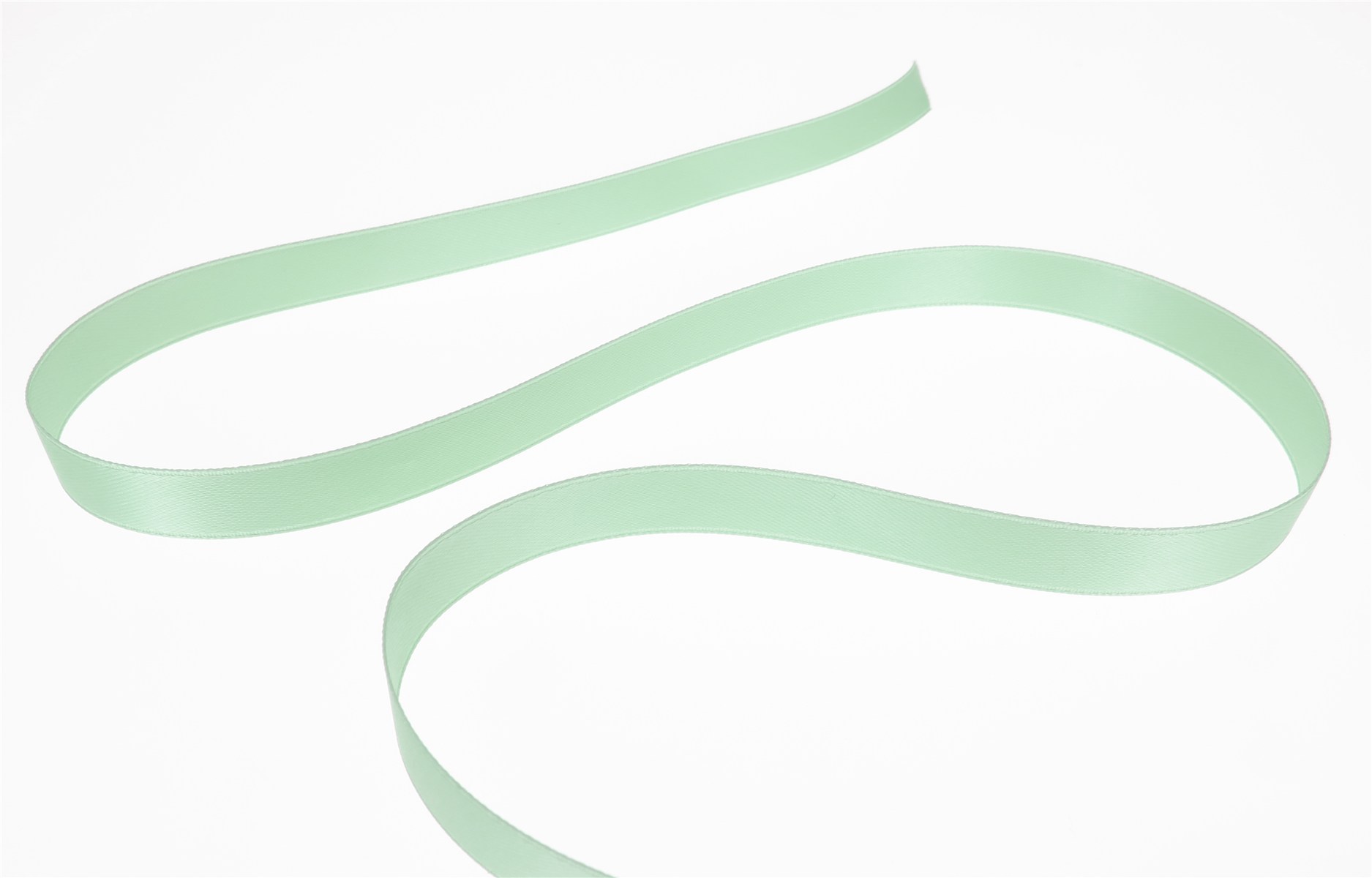 Double Face Satin Ribbon - Plain - 86 Reseda - 10 mm