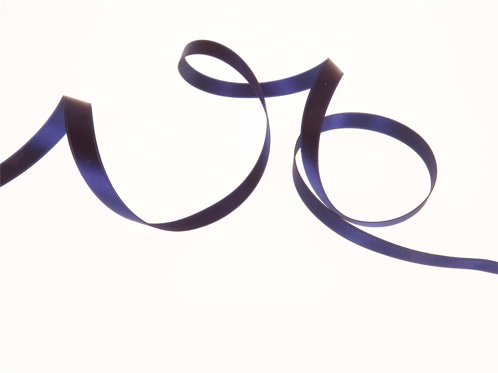 Ruban Satin double face - uni - 558 Deep Blue - 10 mm