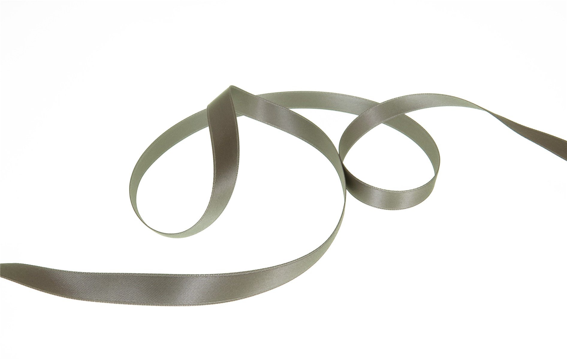 Ruban Satin double face - uni - 43 Elephant - 10 mm