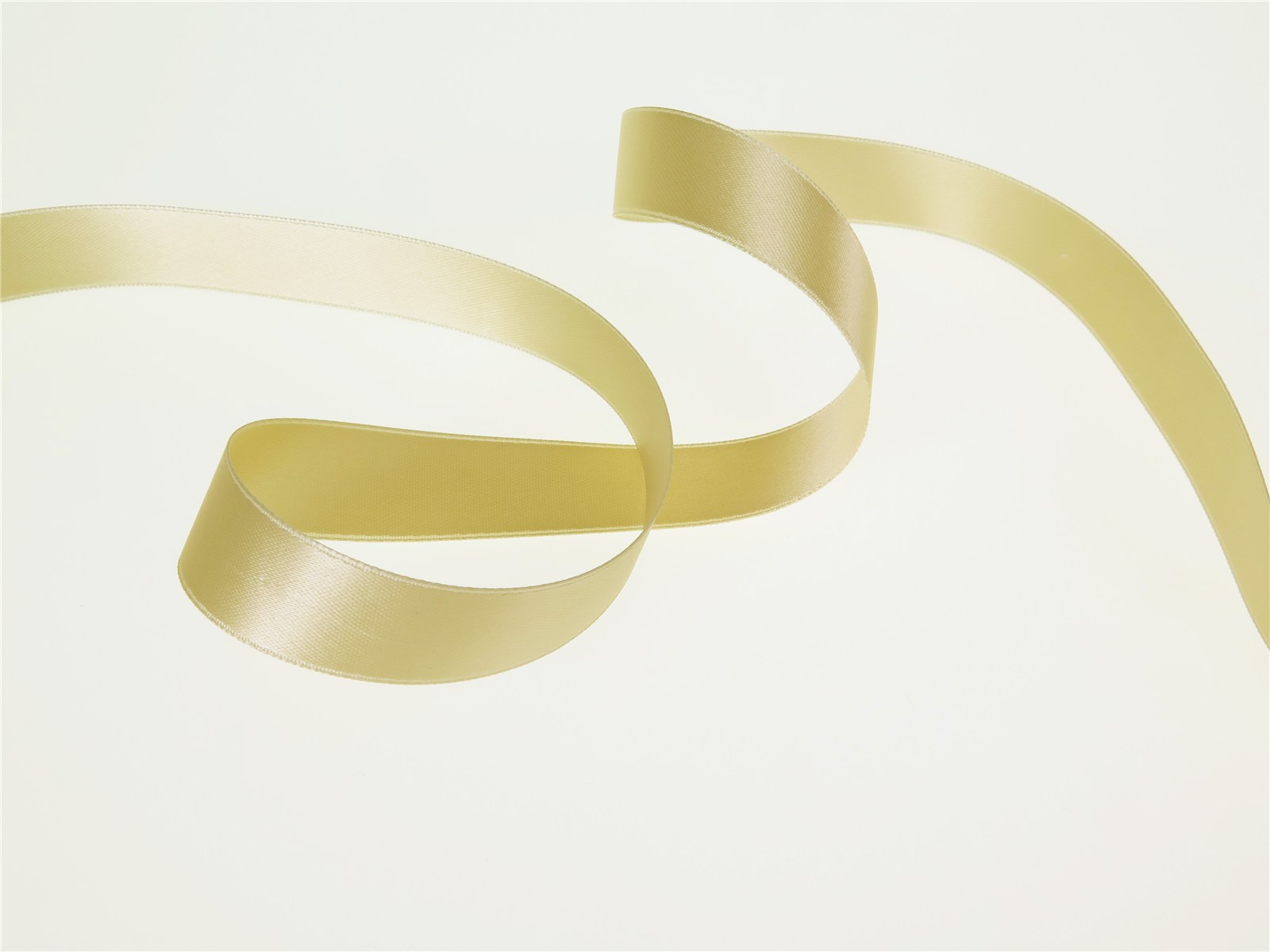 Double Face Satin Ribbon - Plain - 614 White Coffee - 16 mm