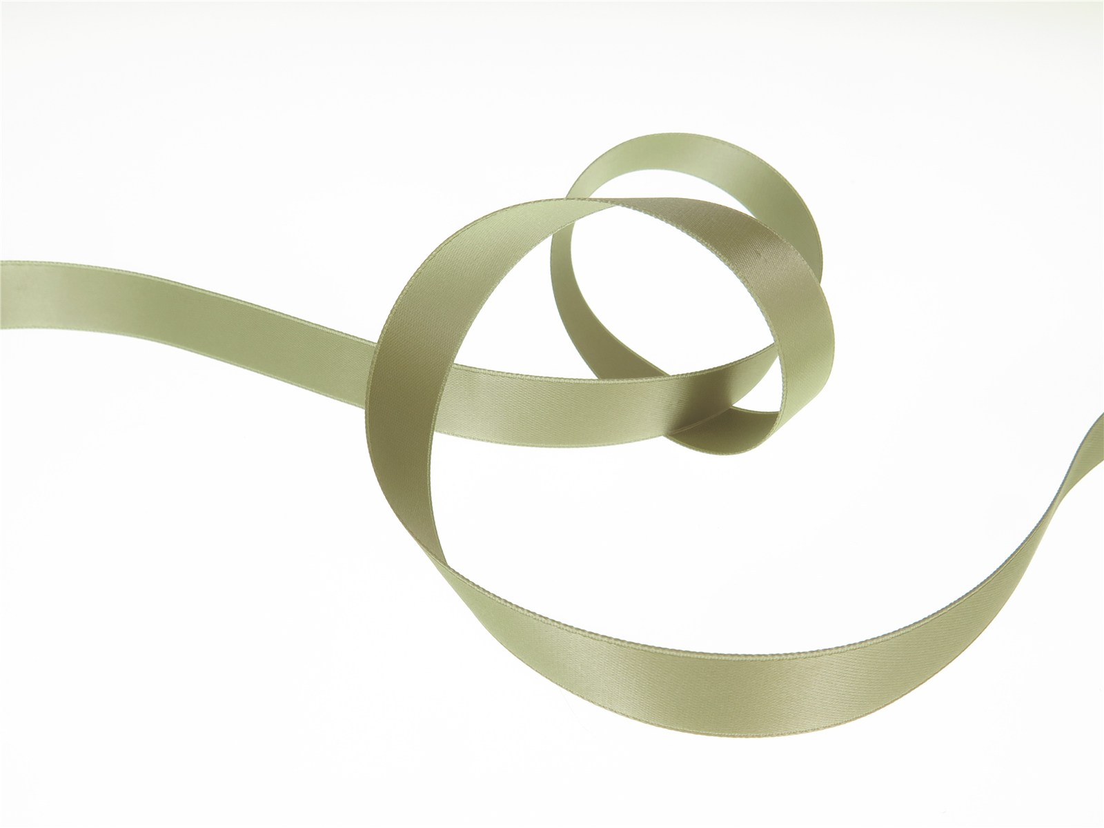Double Face Satin Ribbon - Plain - 50 Khaki - 16 mm