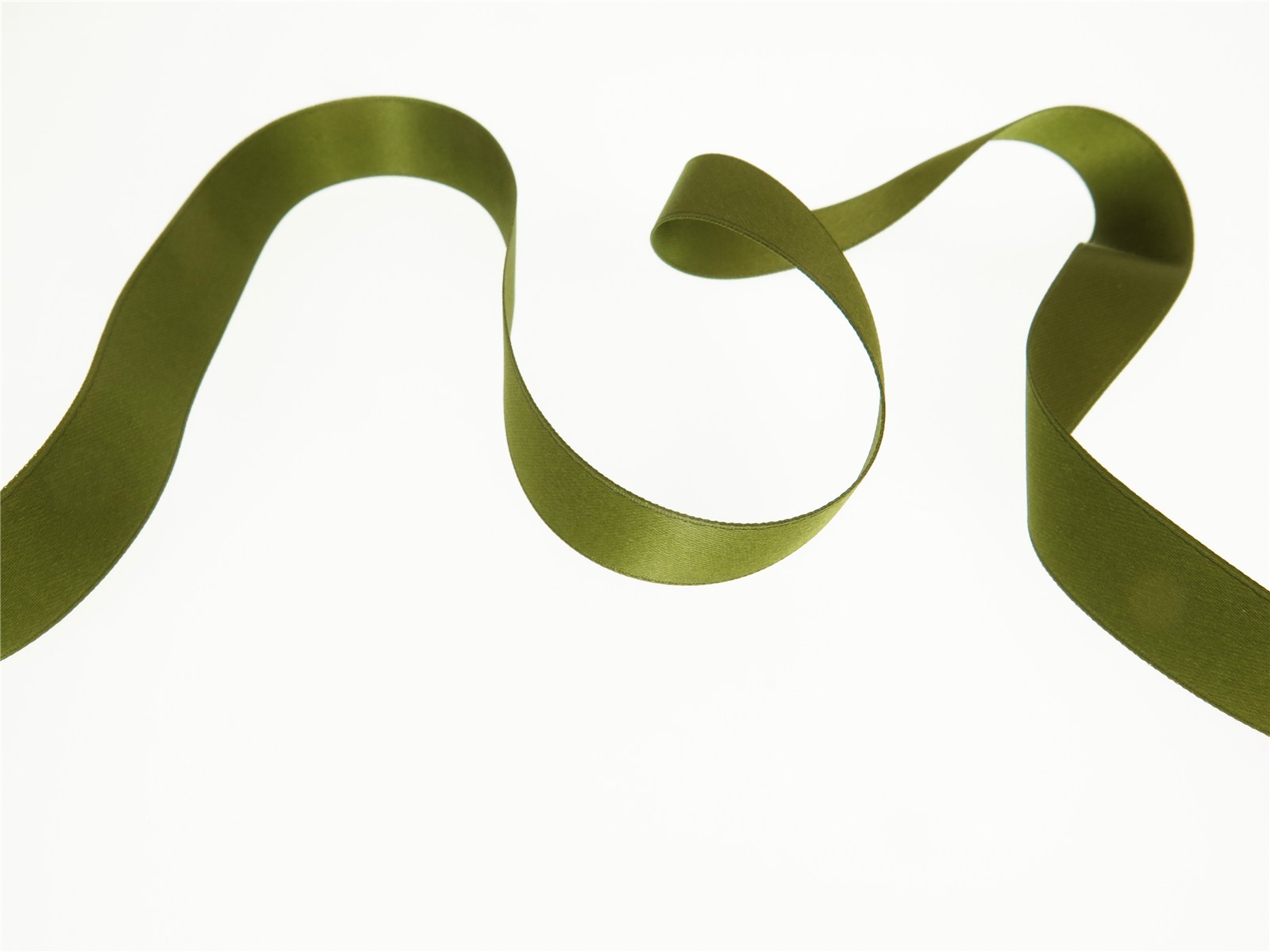Double Face Satin Ribbon - Plain - 80 Loden - 16 mm