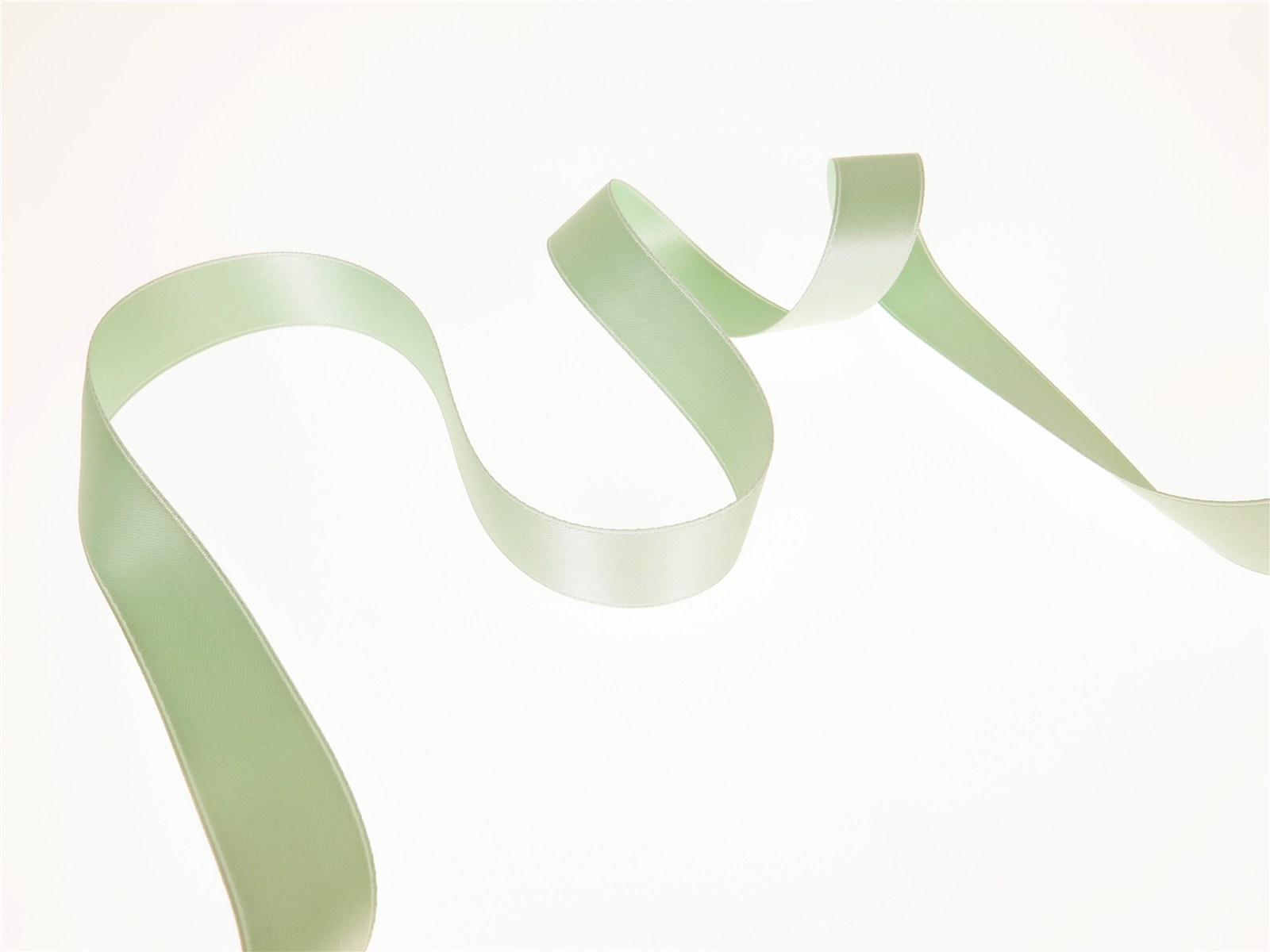 Double Face Satin Ribbon - Plain - 48 Tilleul - 16 mm