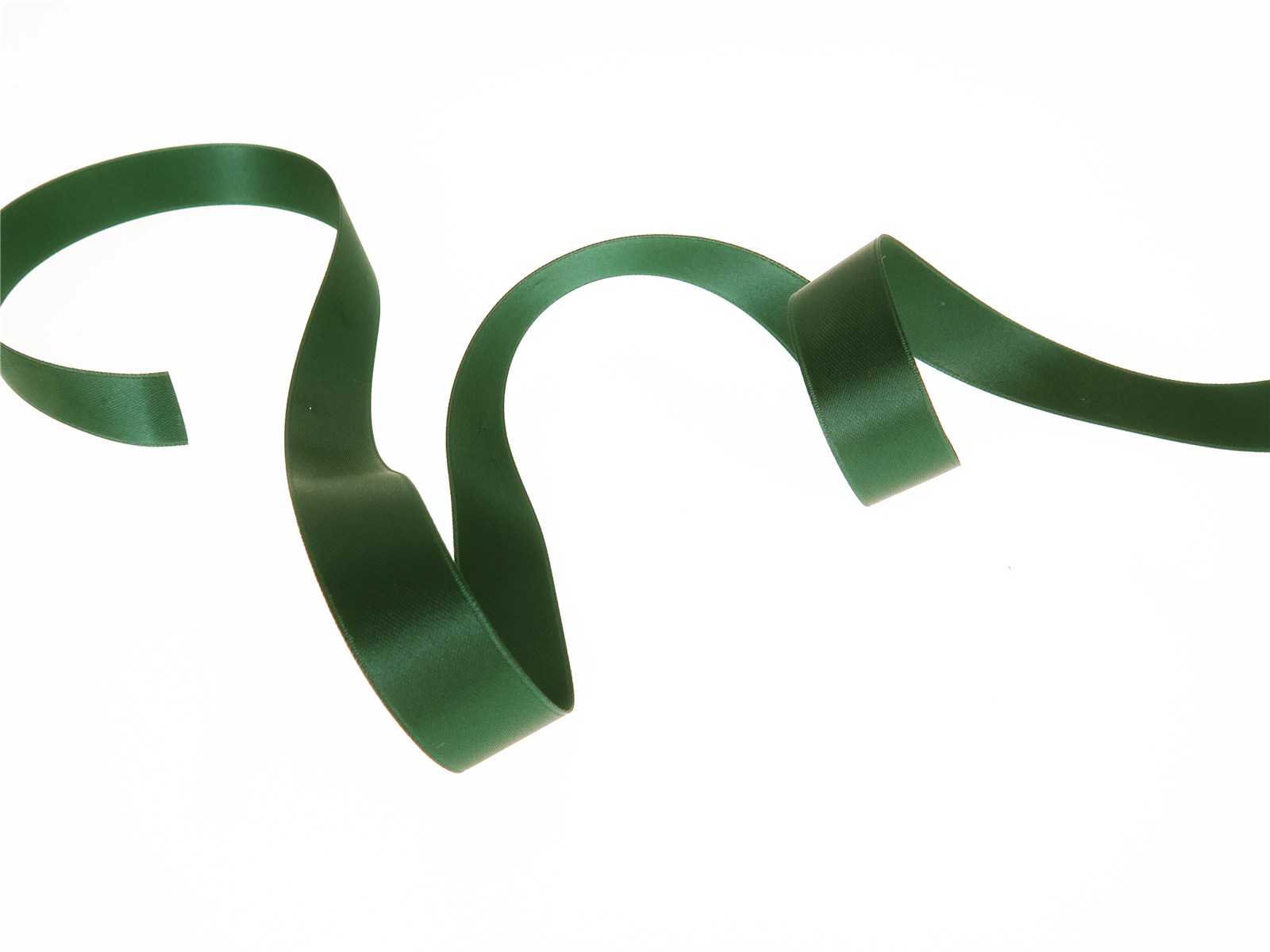 Double Face Satin Ribbon - Plain - 864 Dark Green - 16 mm
