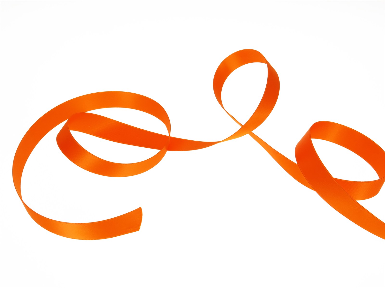 Double Face Satin Ribbon - Plain - 39 Tango - 16 mm