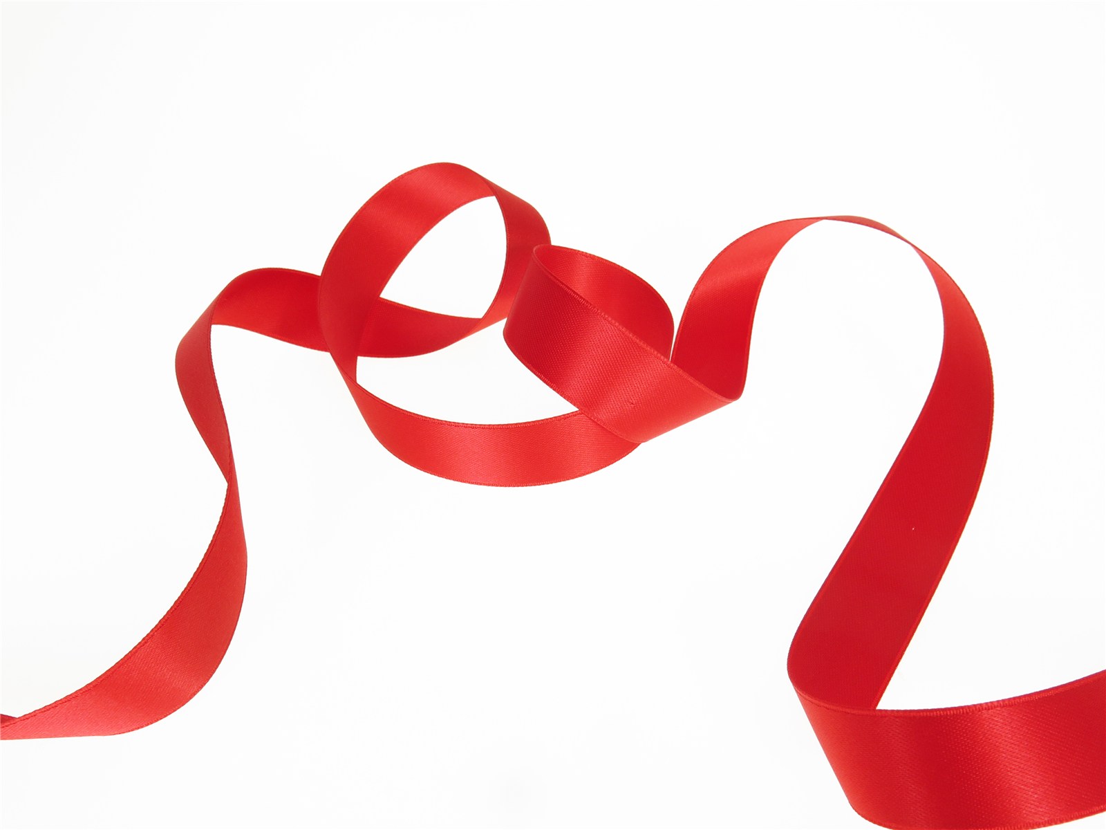 Ruban Satin double face - uni - 20 Rouge - 16 mm