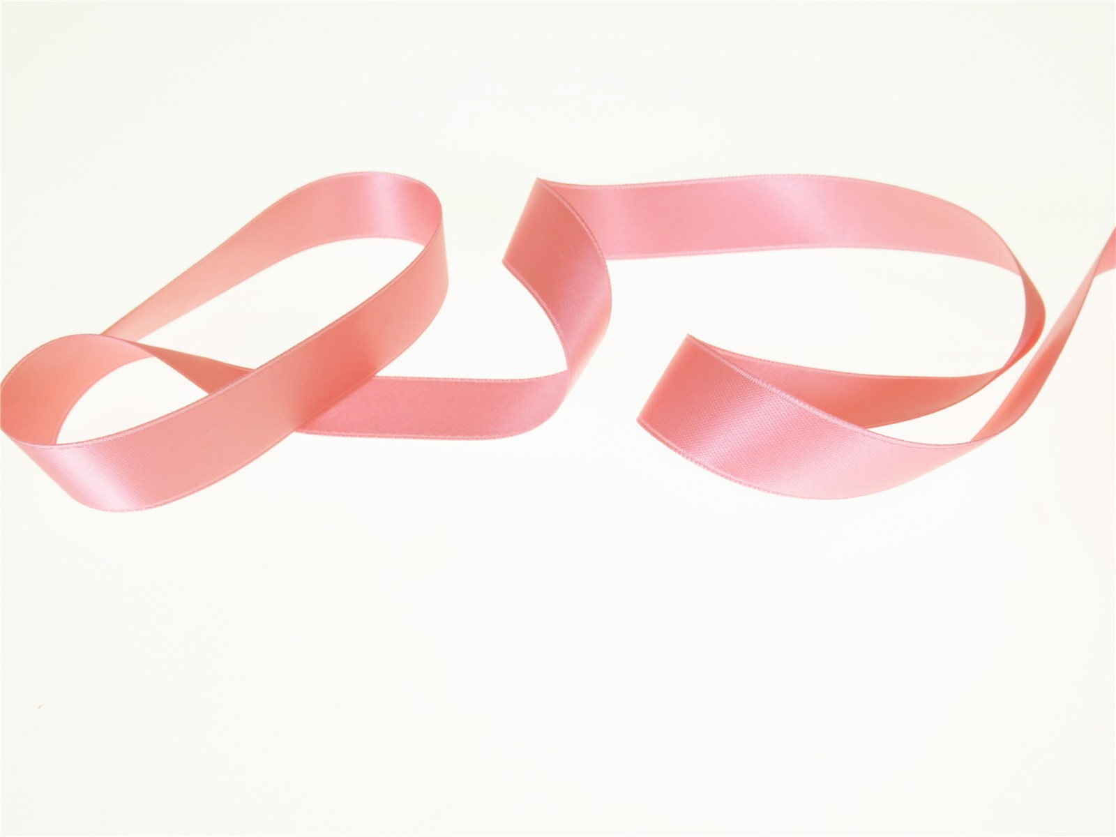 Double Face Satin Ribbon - Plain - 57 Bois de Rose - 16 mm