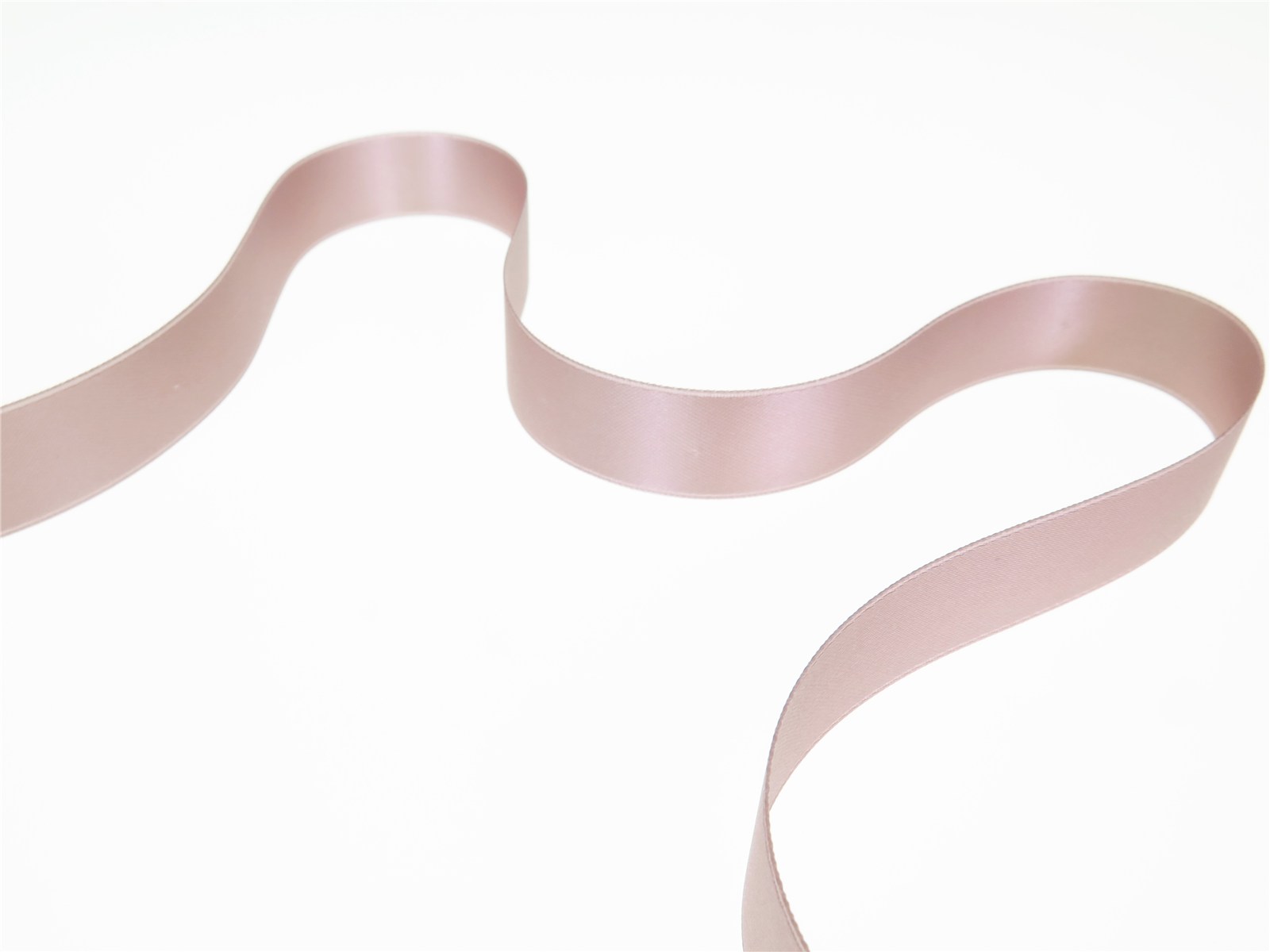 Double Face Satin Ribbon - Plain - 254 Misty Rose - 16 mm