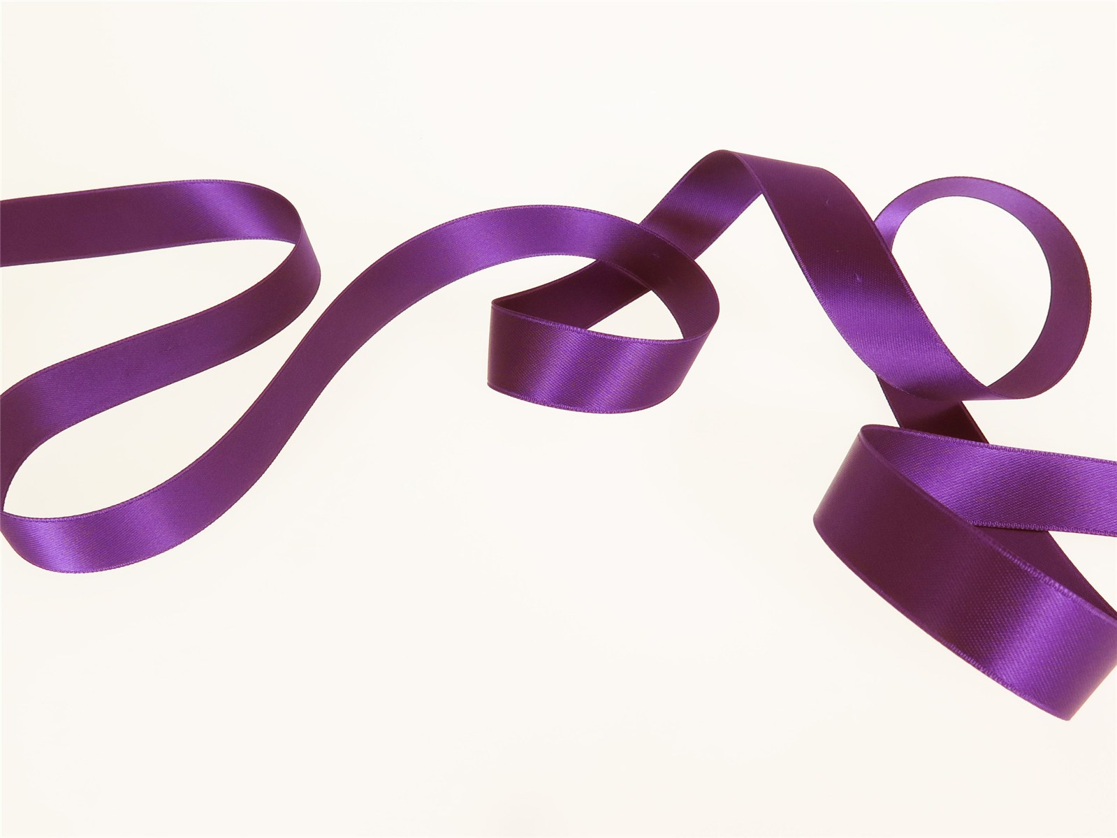 Double Face Satin Ribbon - Plain - 52 Eveque - 16 mm