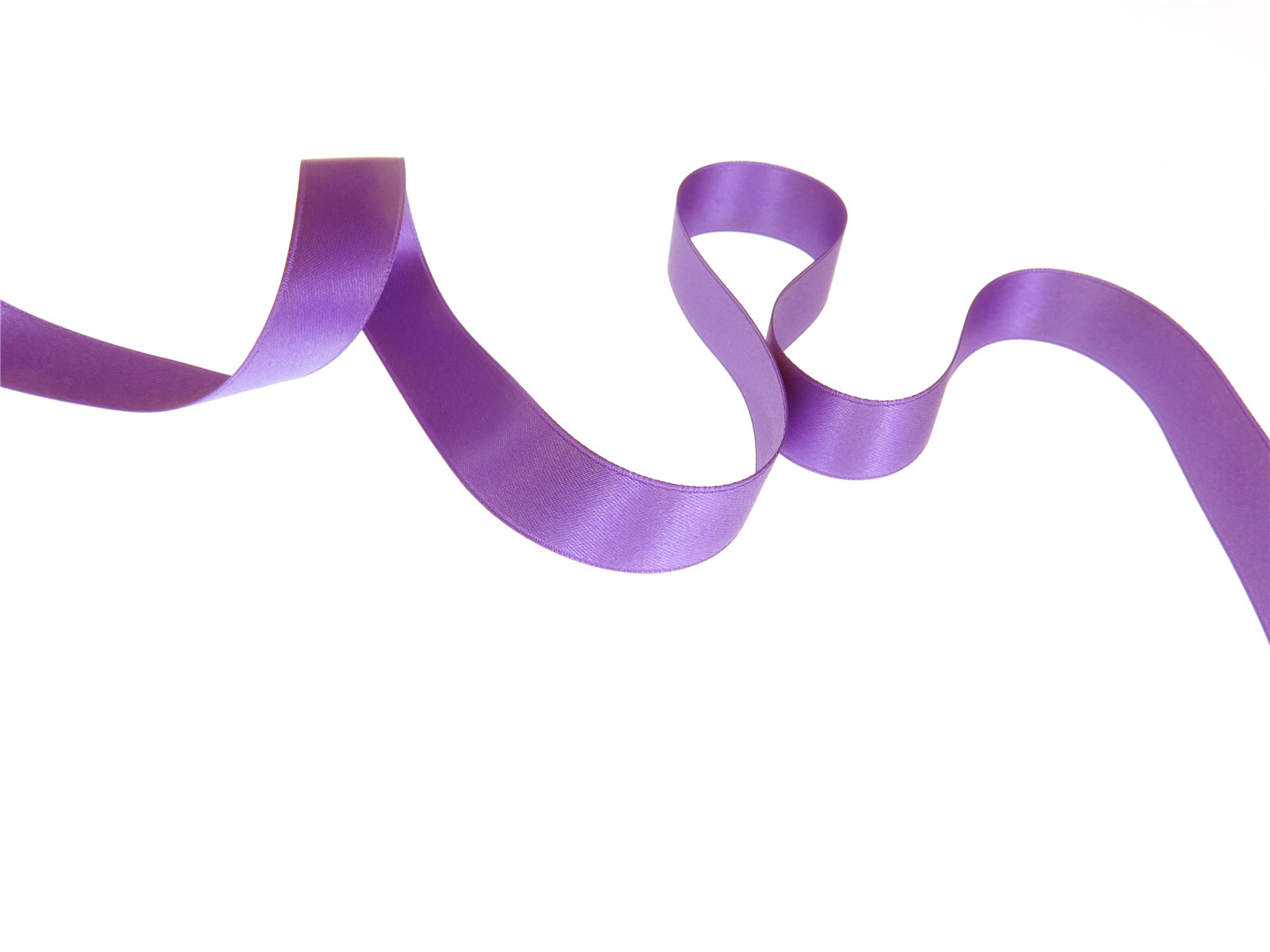 Ruban Satin double face - uni - 96 Violet - 16 mm