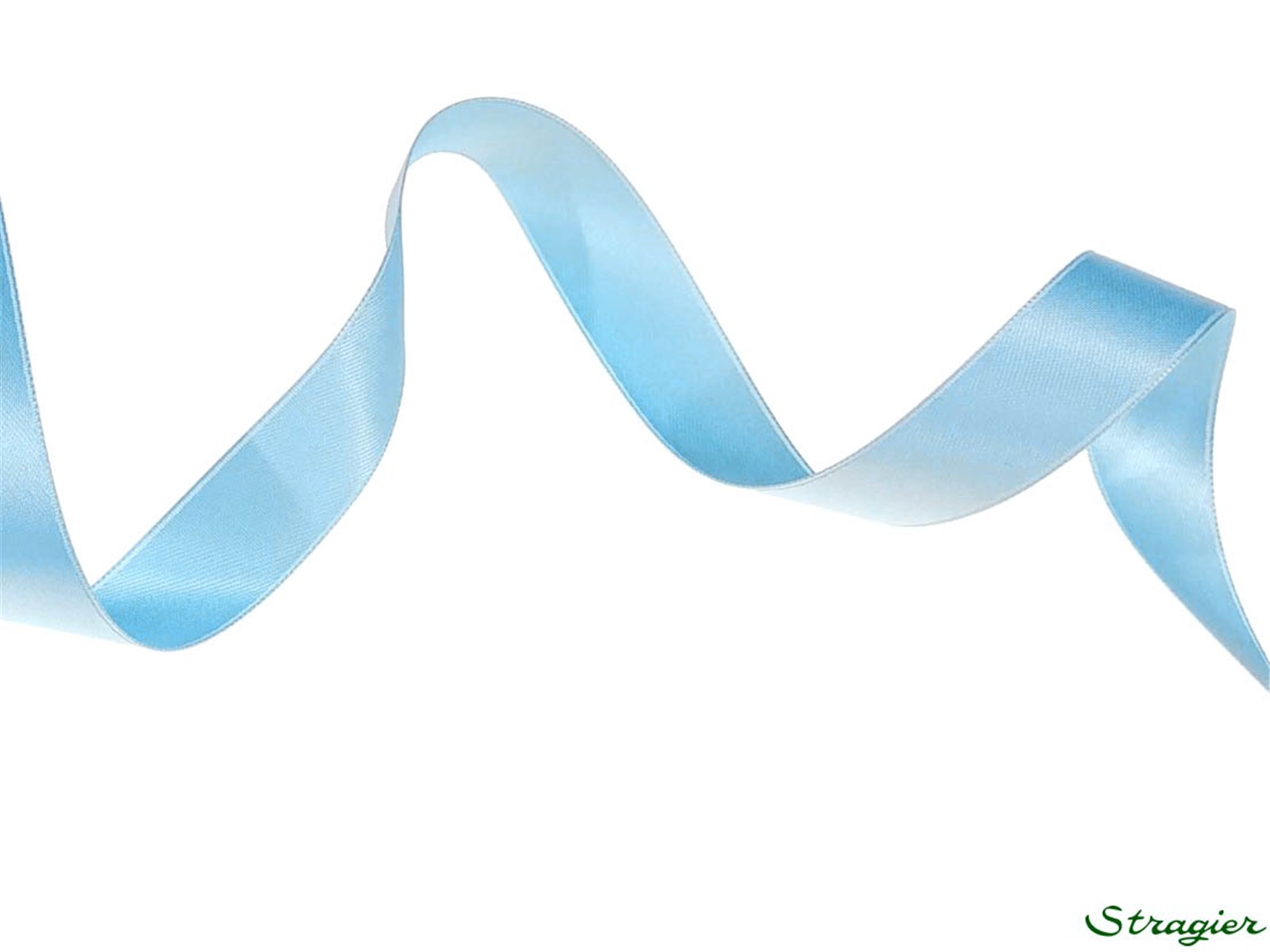 Double Face Satin Ribbon - Plain - 37 Ciel - 16 mm