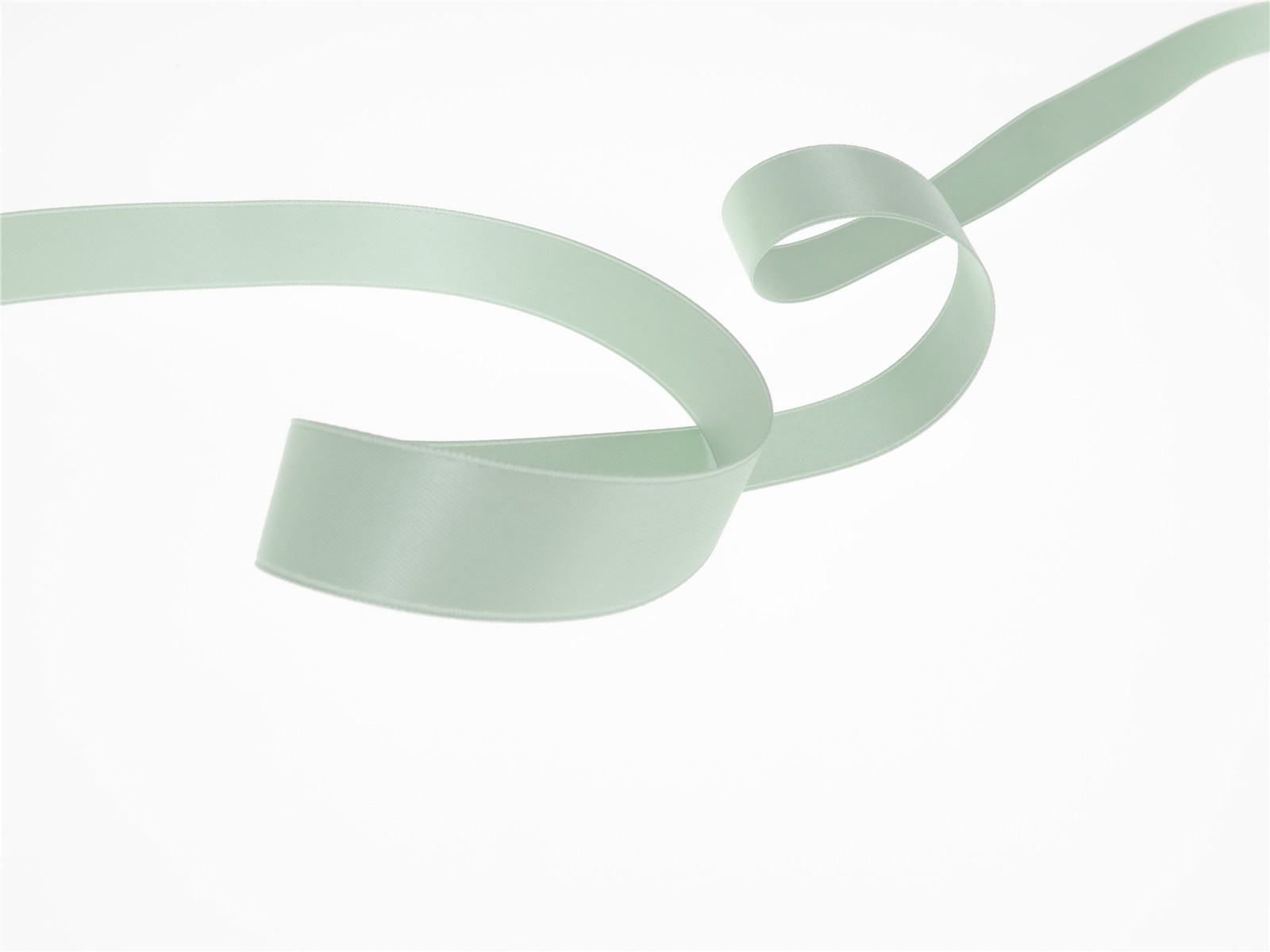 Double Face Satin Ribbon - Plain - 302 Menthe - 16 mm
